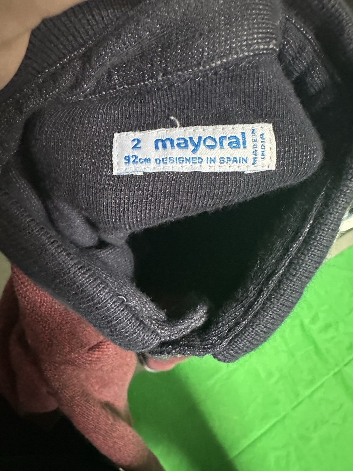Mayoral Burgundy and Navy Casual SetSz 2T