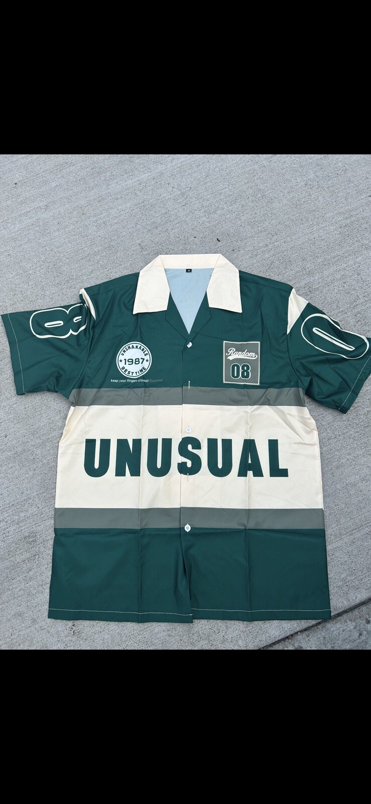 Summer Fashion Shirt – Breathable Polyester, Machine Washable, Casual