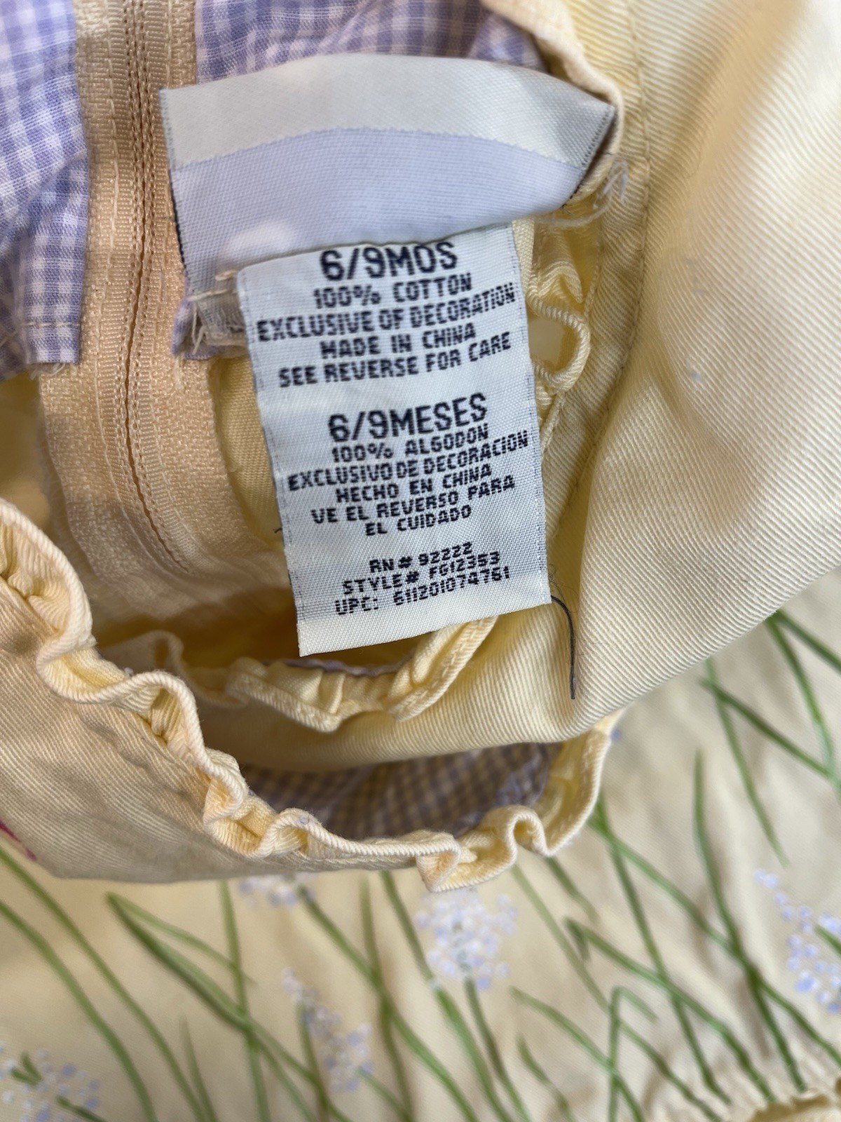 Vintage 90s Y2K Faded Glory 6-24 Months Girls Dresses & Shirts Lot Of 6 Bundle