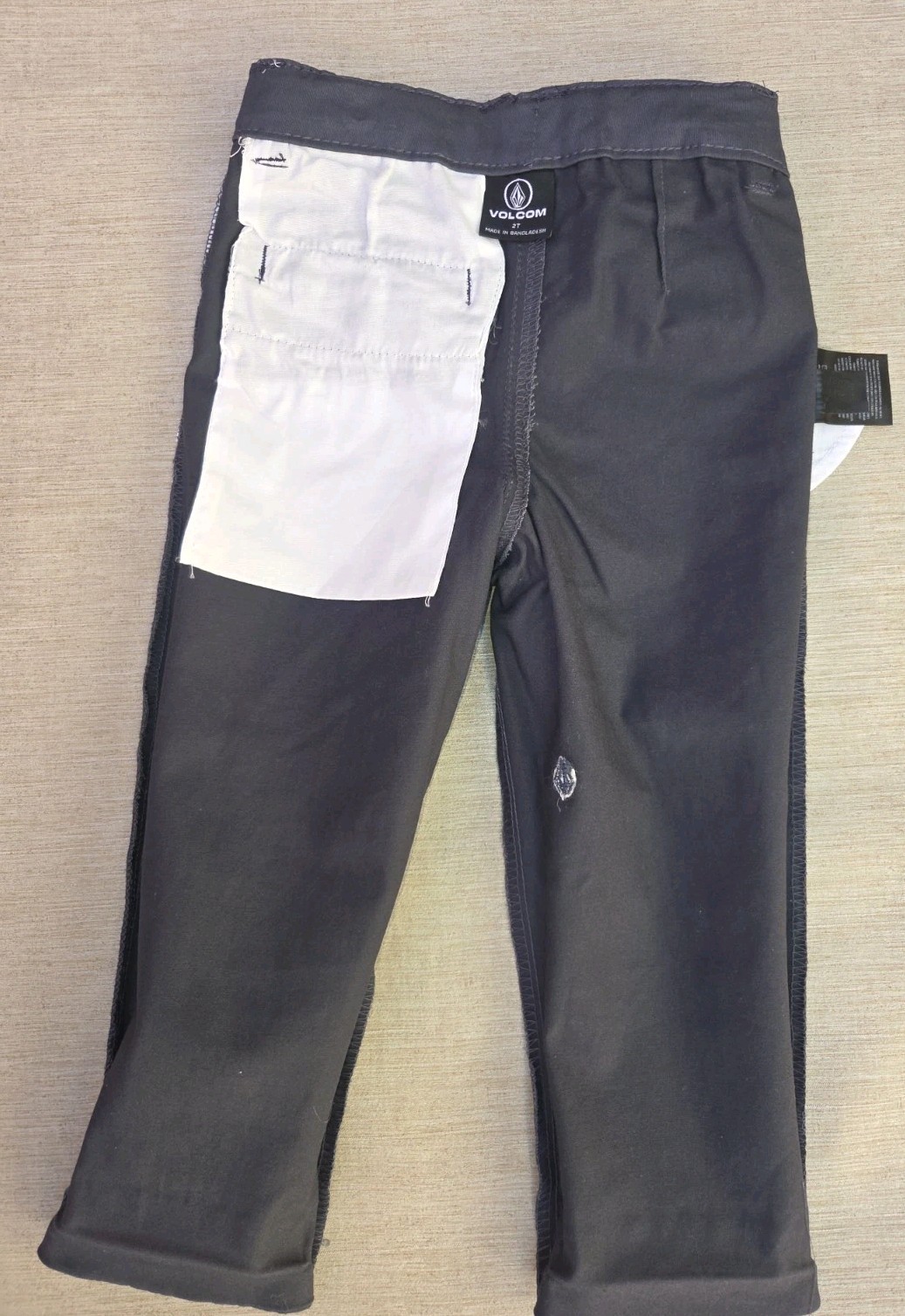 Volcom Matching Sets Toddler 2 T Striped Shirt And Black Pants Set