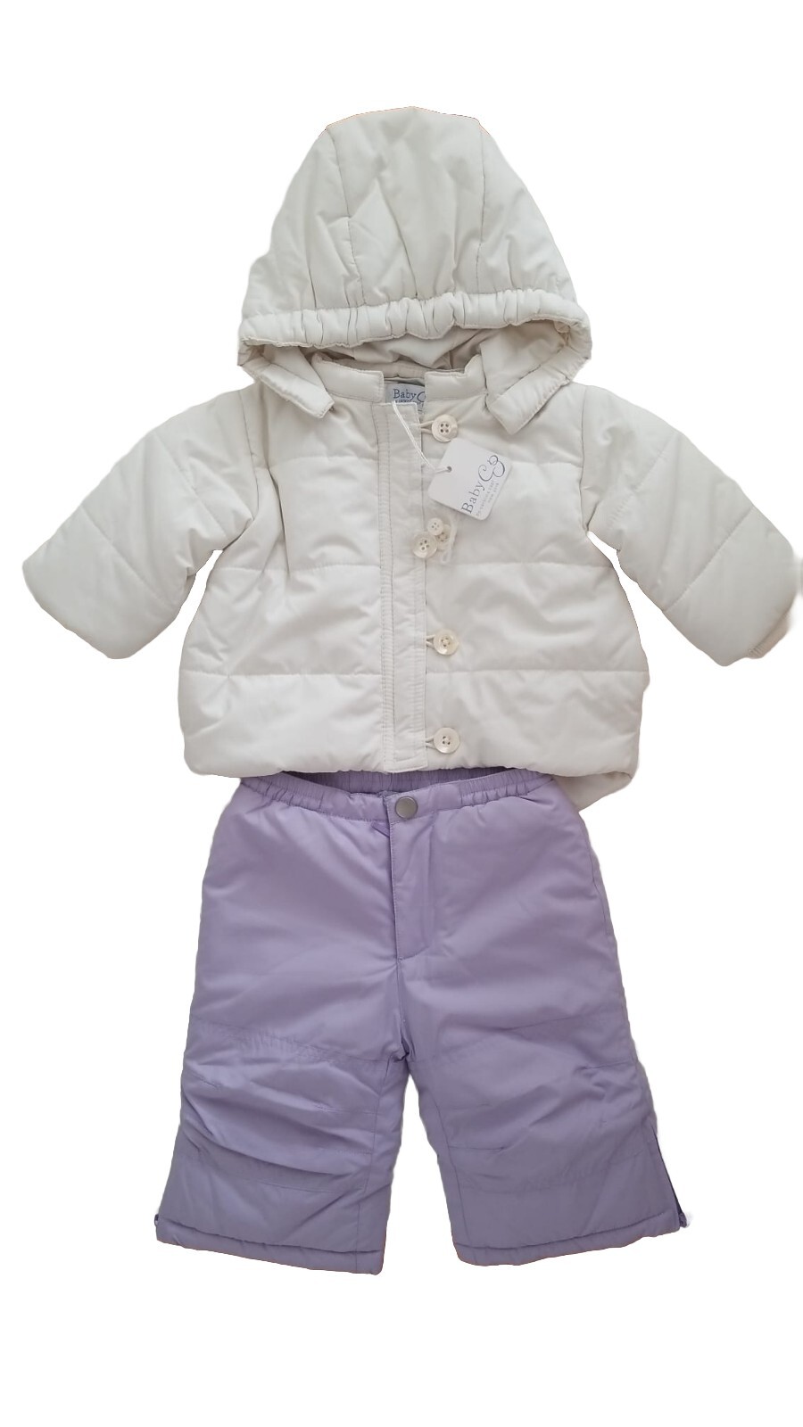 Baby SZ By Carolina Zapf Set Puffer Winter Jacket Pants Unisex Size 3-6 Month