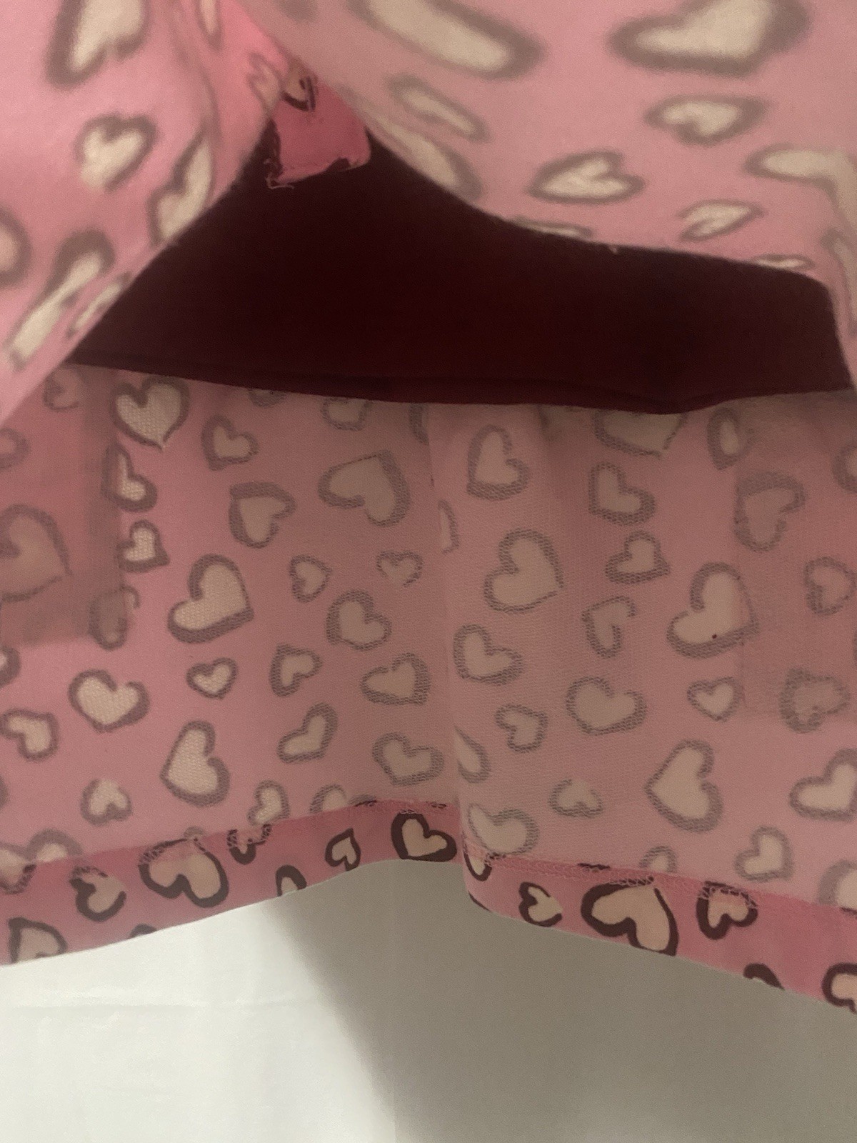 Dress for baby girl 3-6m type overalls 2 pieces pink, red hearts new
