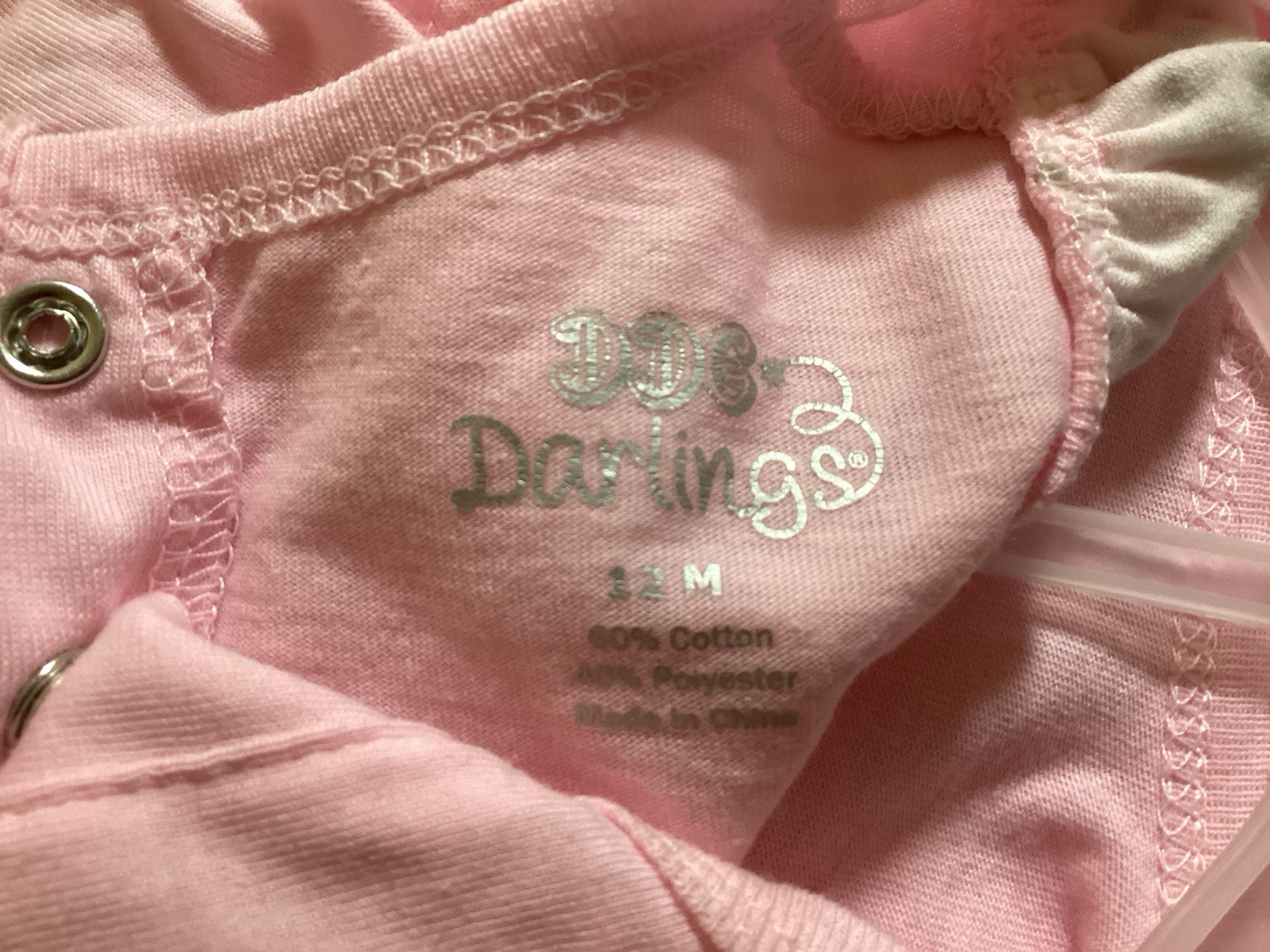 (NWT) DDG Darlings Girl’s Size 12 Months Pink 2 Piece Set
