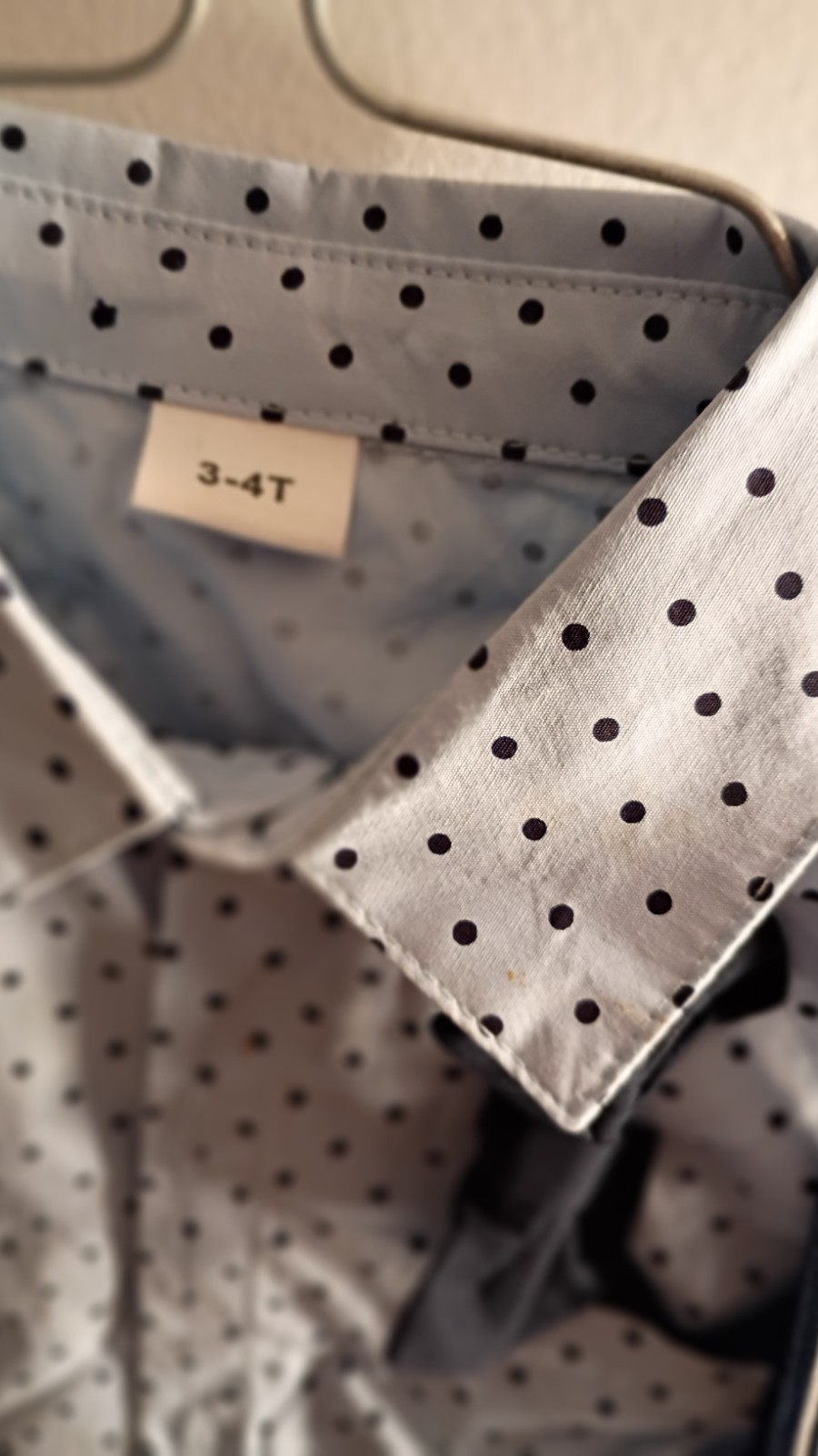 Cat & Jack Boys Polka Dot Shirt Shorts Set 3-4T w/ Bow Tie & Suspenders