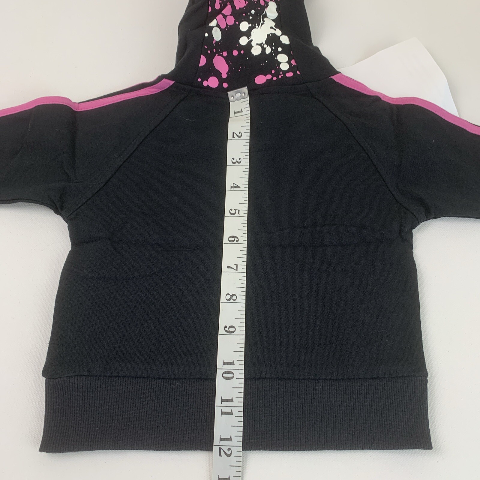 Adidas Originals 6-9M Baby 3-Stripe Hoodie Pants Track Set 2008 Black/Pink