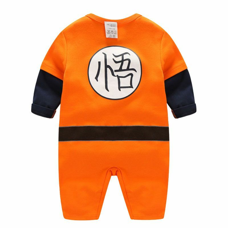 New Newborn Baby Boys Romper Goku Cosplay Costume Jumpsuit Playsuit