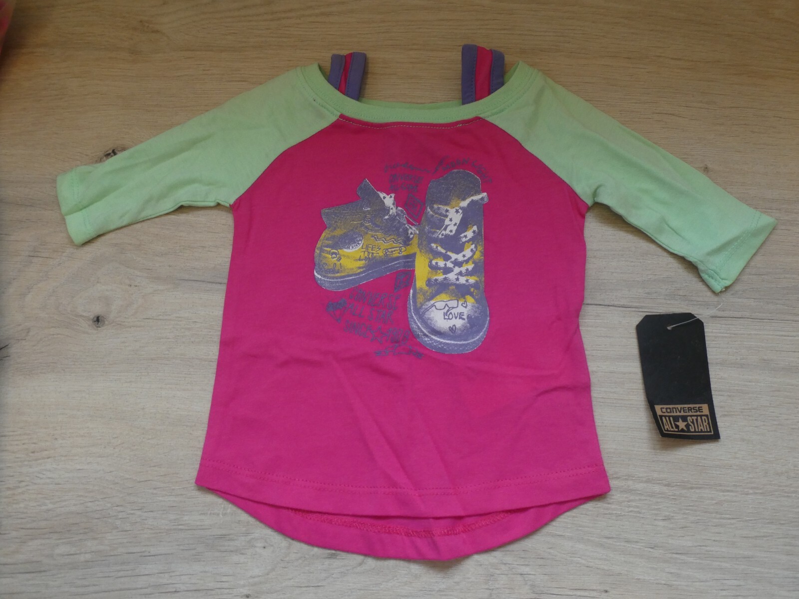 Converse Infant Toddler Girls Legging Set Outfit Chuck Taylor Logo Print age 12M