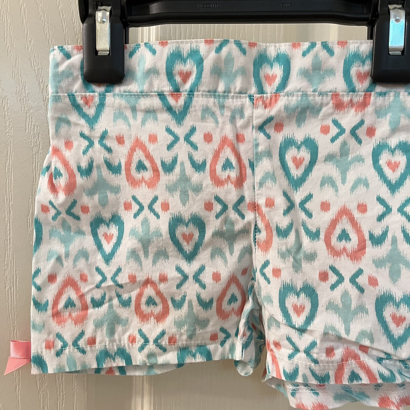 Nannette Applique Mermaid Top and Heart Shorts 2-PC Set Girls Size 4T