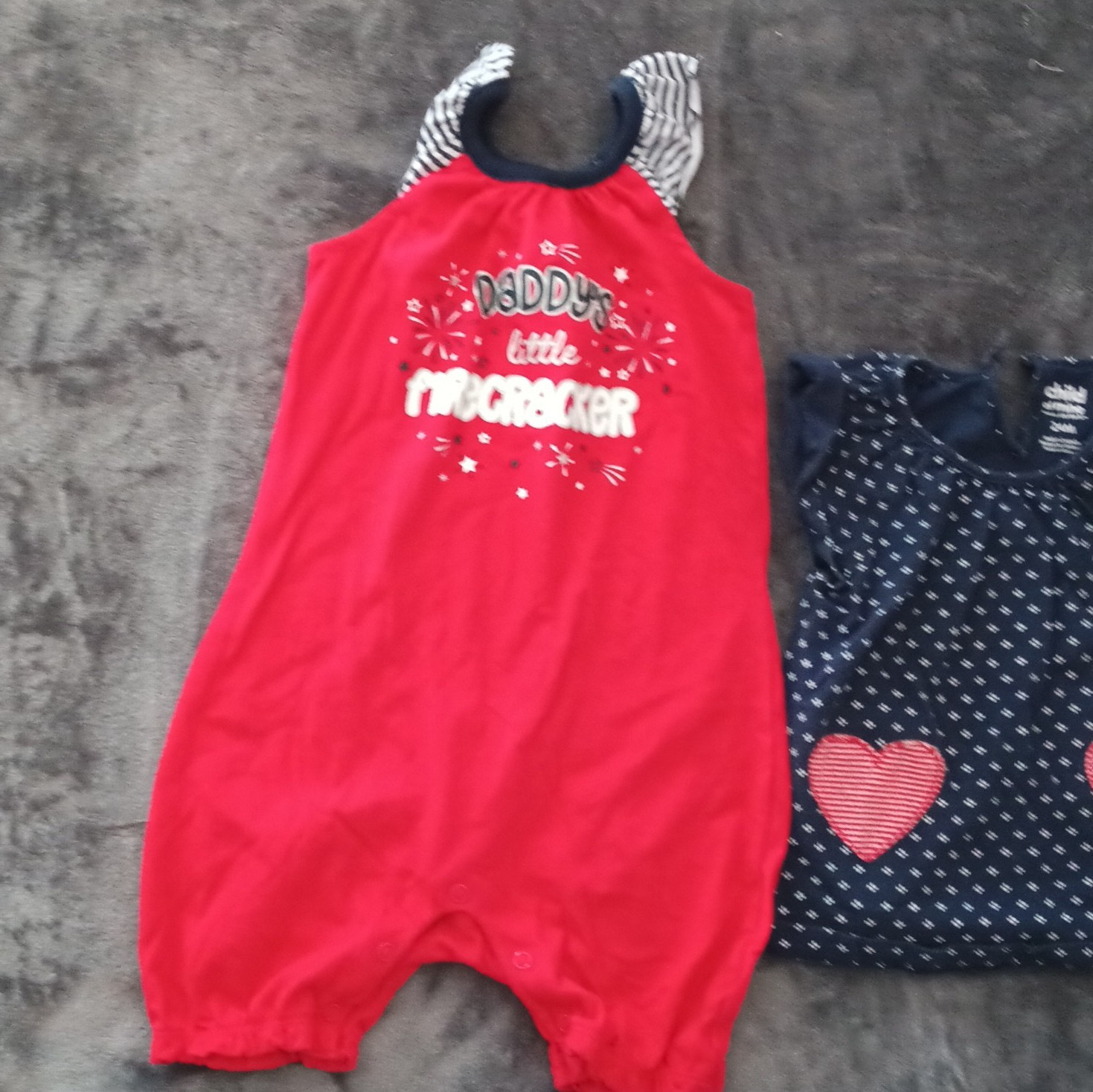 Child of Mine by Carter’s Girls 24M 2pc Patriotic Sleeveless Top & Shorts