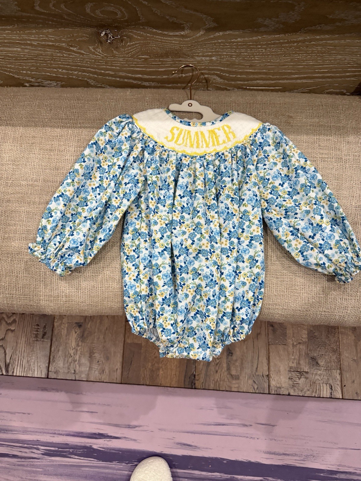 Summer Monogram Baby Girl Outfits