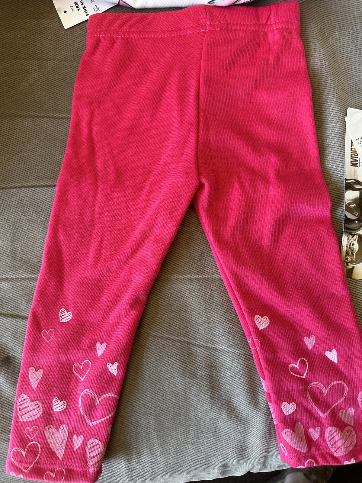NWT Disney Baby Yoda Sz 18 MO Girls Shirt Pants Set Star Wars Mandalorian Xmas