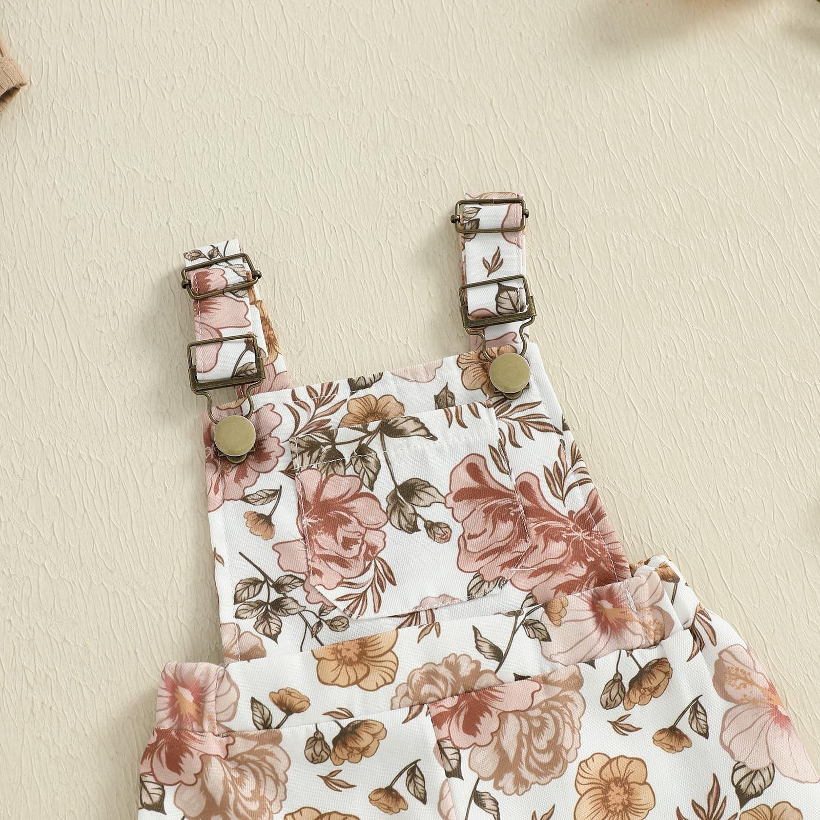Lucikamy Newborn Baby Girl Fall Outfits Ribbed Long 3-6 Months, Brown F