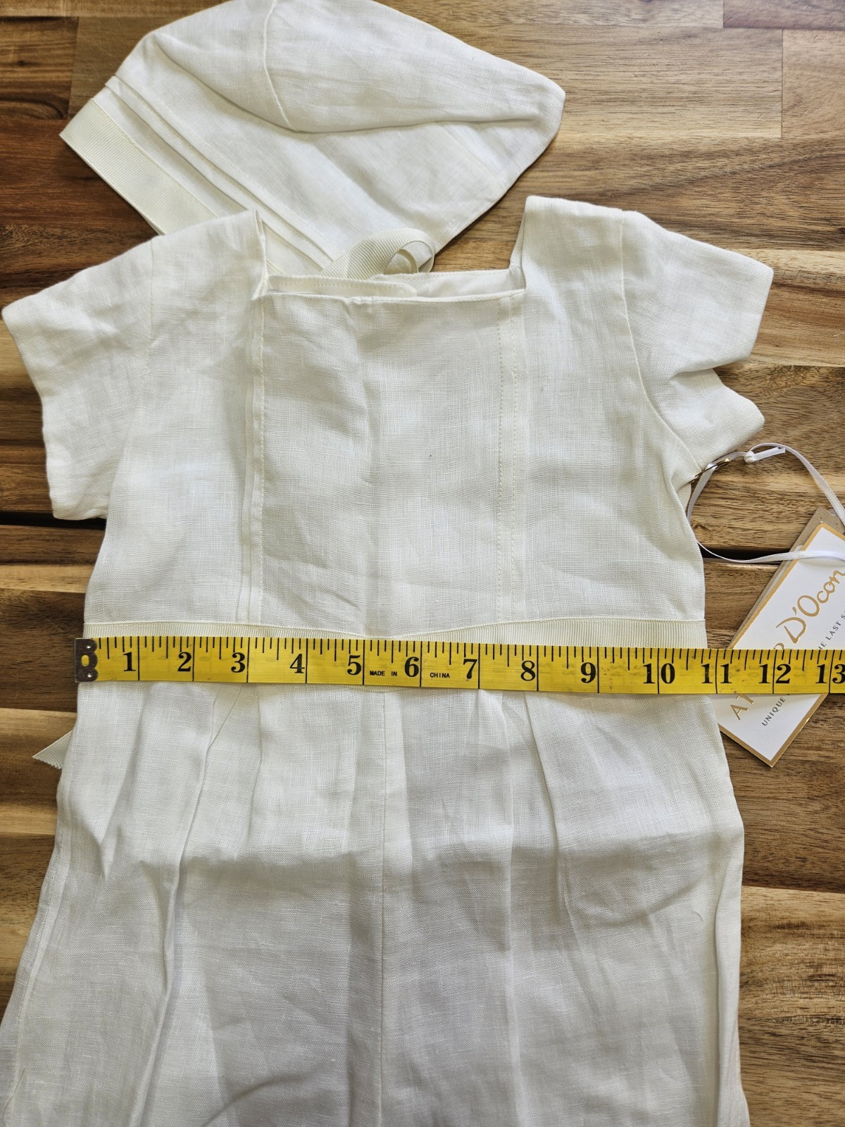 Baby Boy Christening Outfit And Bonnet Beige Blessing Baptism Spanish Design