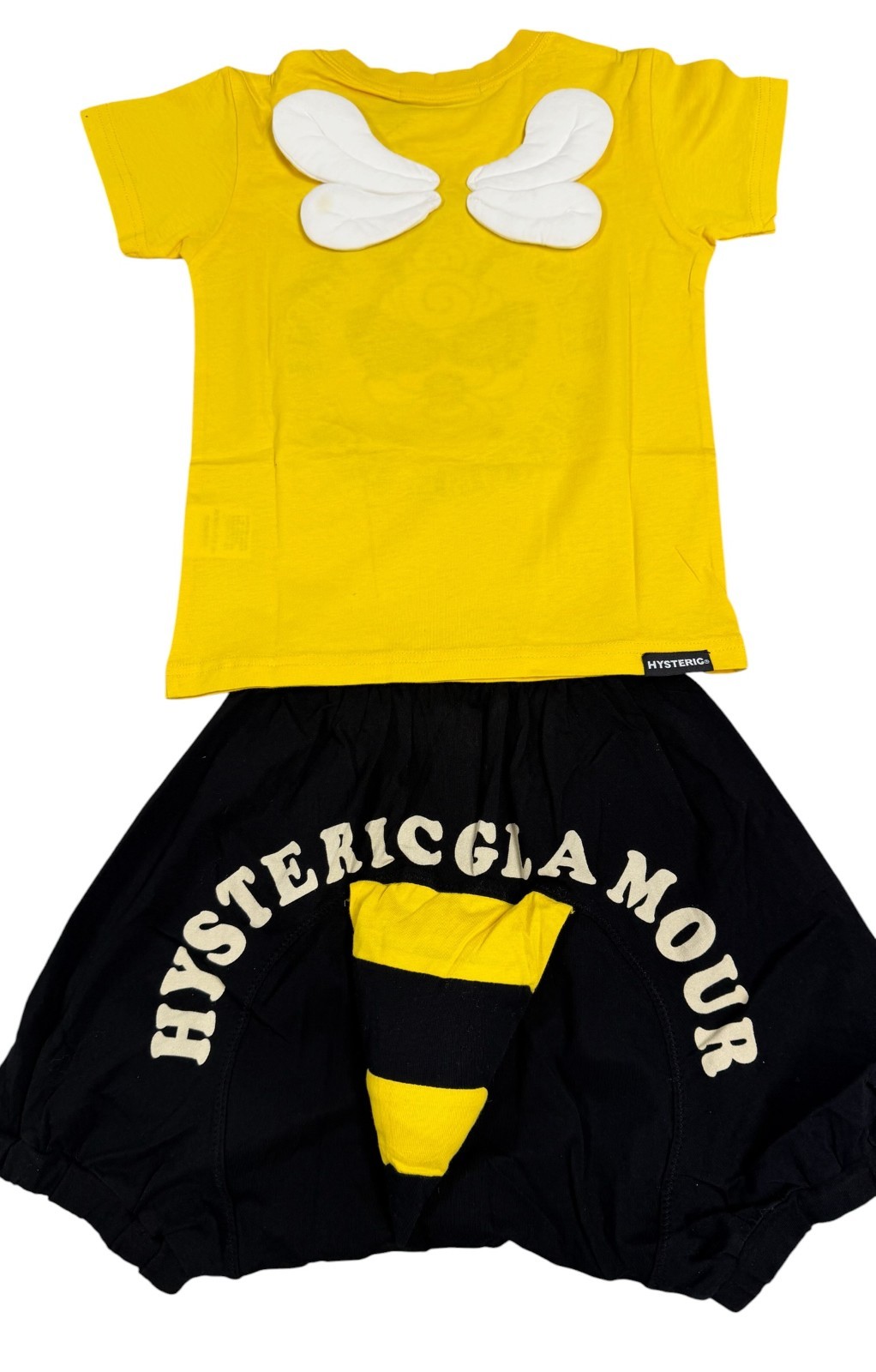 Toddler Bee Costume T-shirt and Short set for boys and girls.