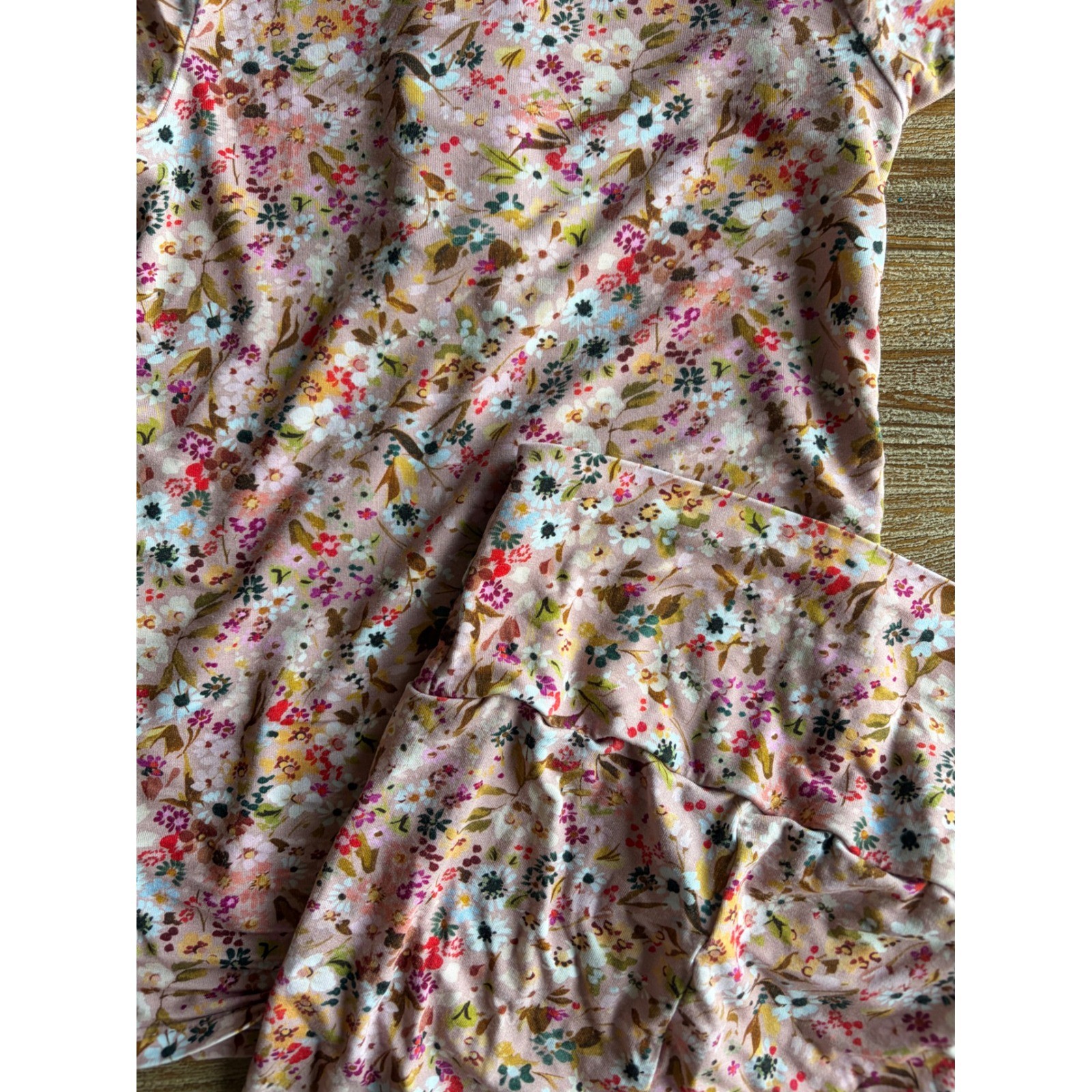 Lou Lou and Company Pink Floral Top and Shorts Set Kids 3T
