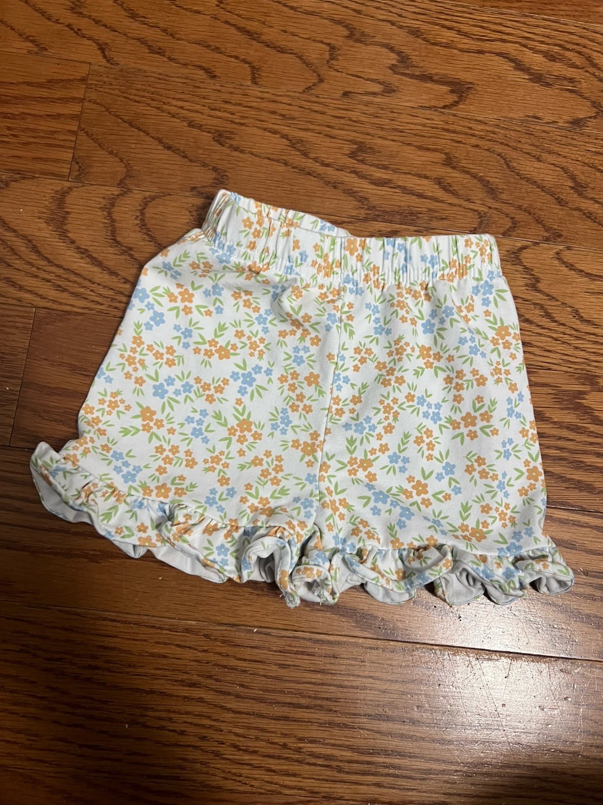 Stitchy Fish Girls 18 Months Tangerines in Tulum Applique Short Set