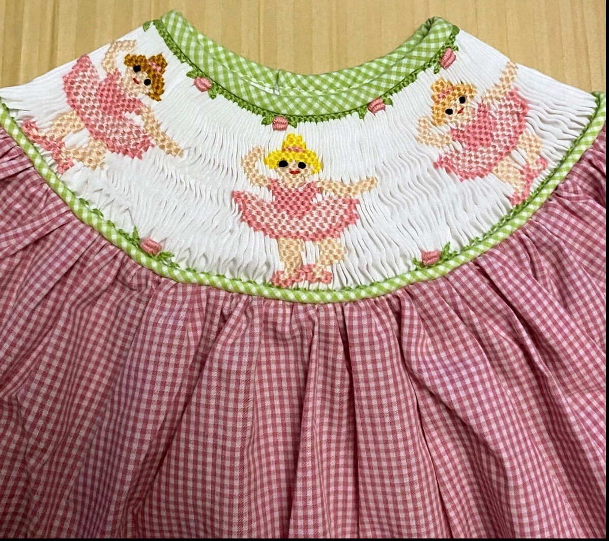 Girls NWT Remember Nguyen Smocked Pants Set Dress Shirt Ballet Free Bow 3 Months