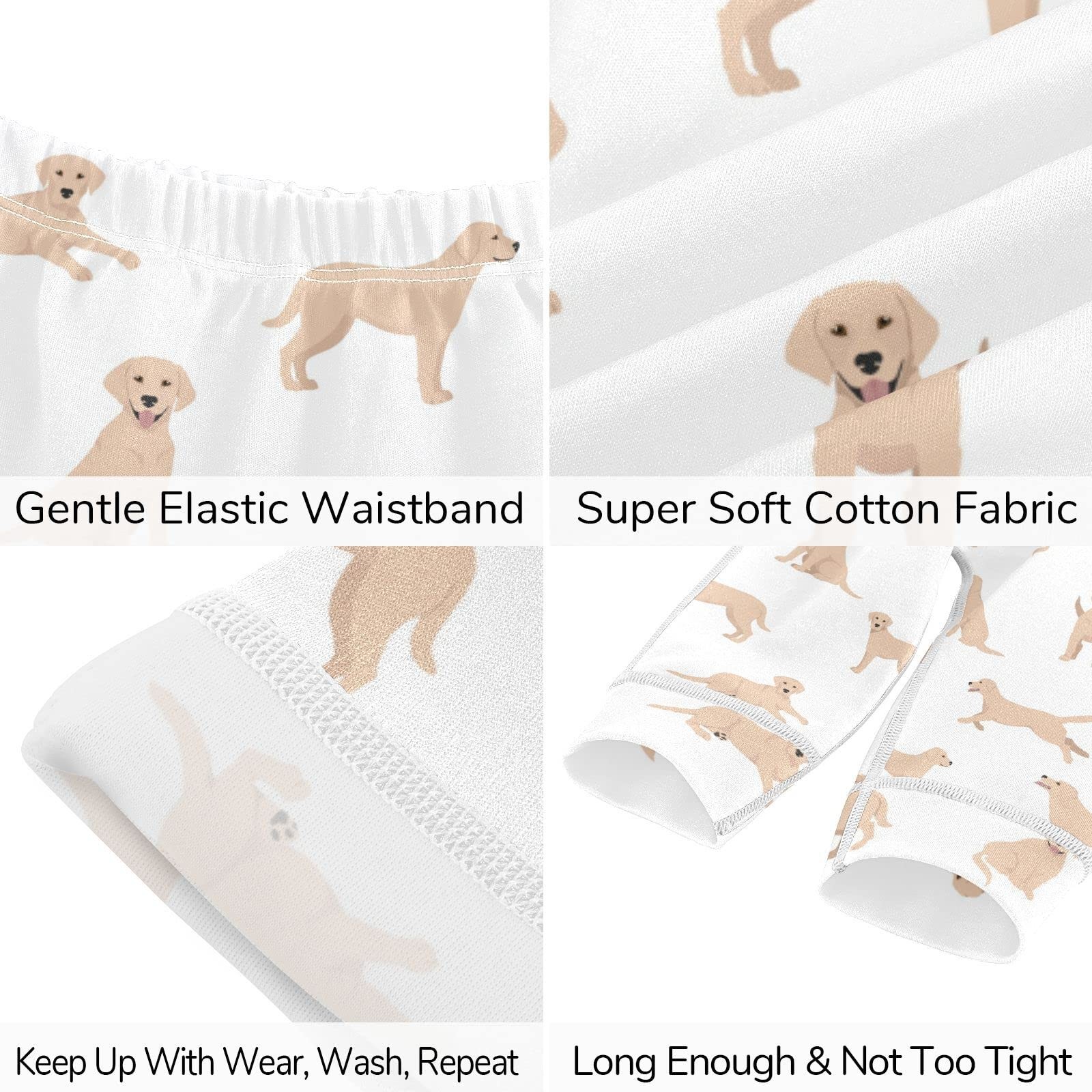 vvfelixl Baby Pants Sets Labrador Retriever Dog Short 3-6 Months, Multi25
