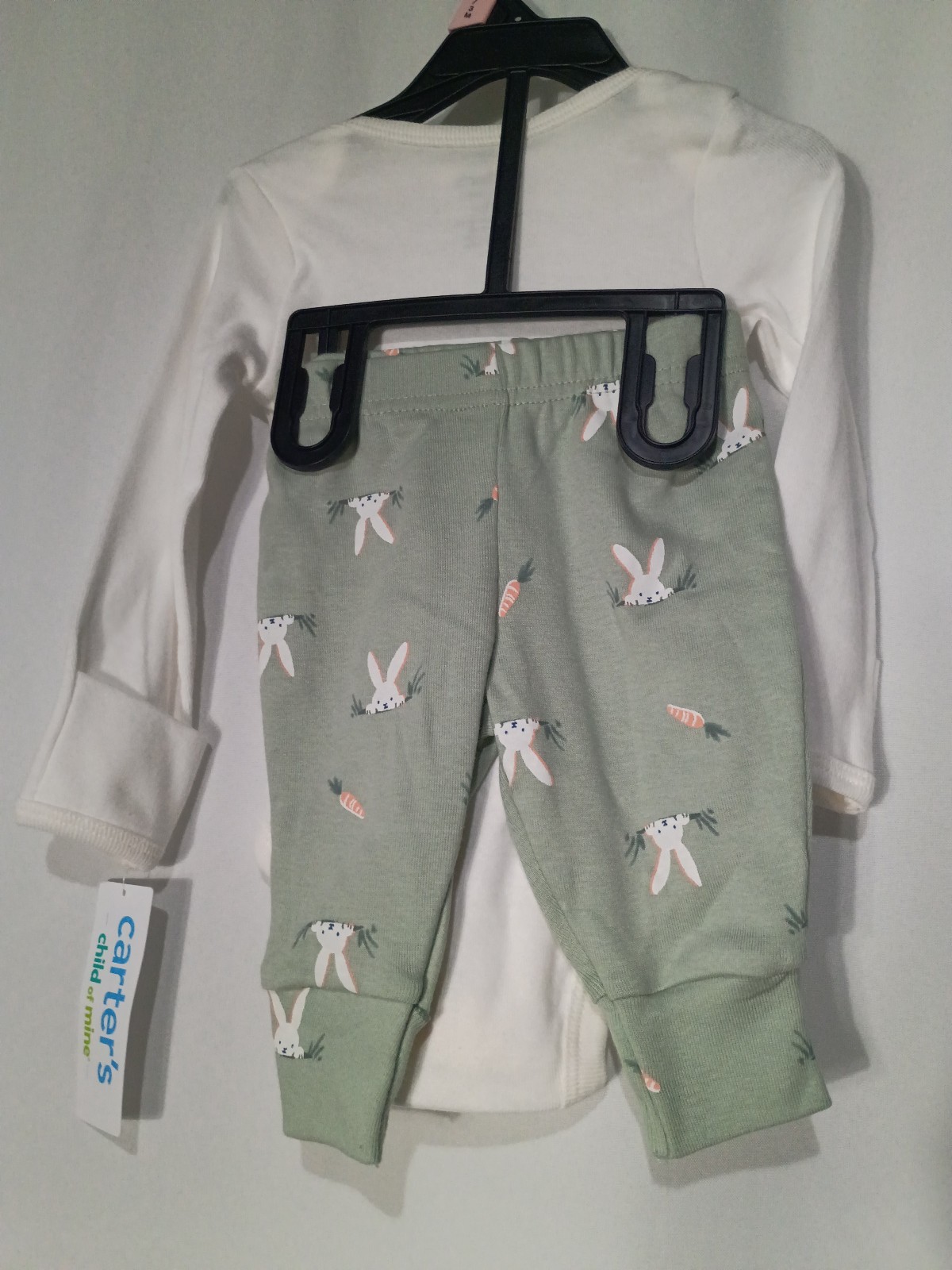 Carters 2 piece my first easter bodysuit with matching pants size newborn