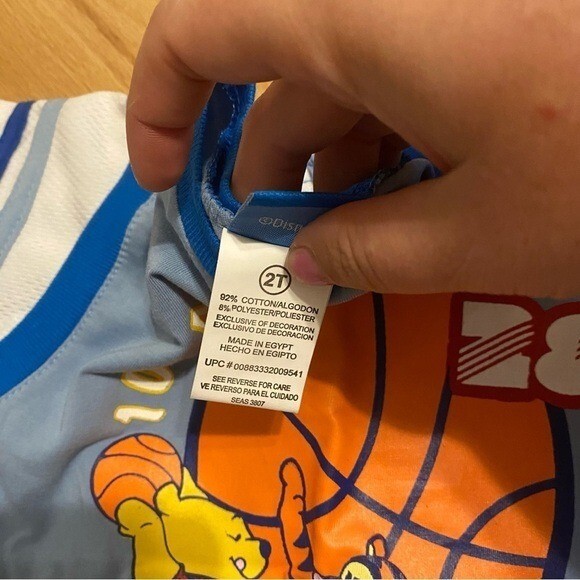 Disney Winnie the Pooh Tigger Outfit NEW 2T Basketball Shirt Shorts 90s Vintage
