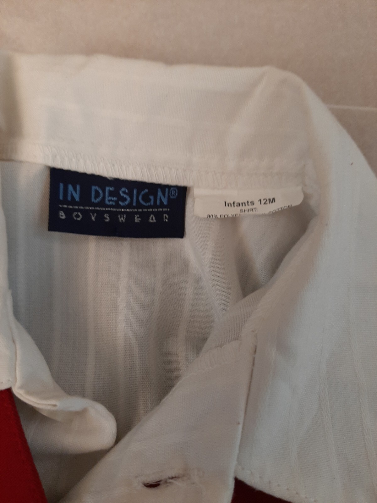 In Design Boys Wear 4 pc Vest Shirt Cipped On Necktie Pants Size 12 Mo Soldier