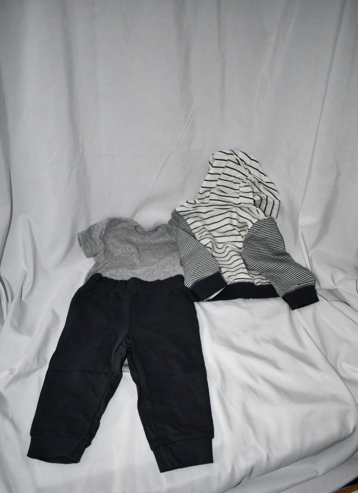 Carter’s 3-Piece Little Striped Jacket Set Size 12 Months #10567510 NWT