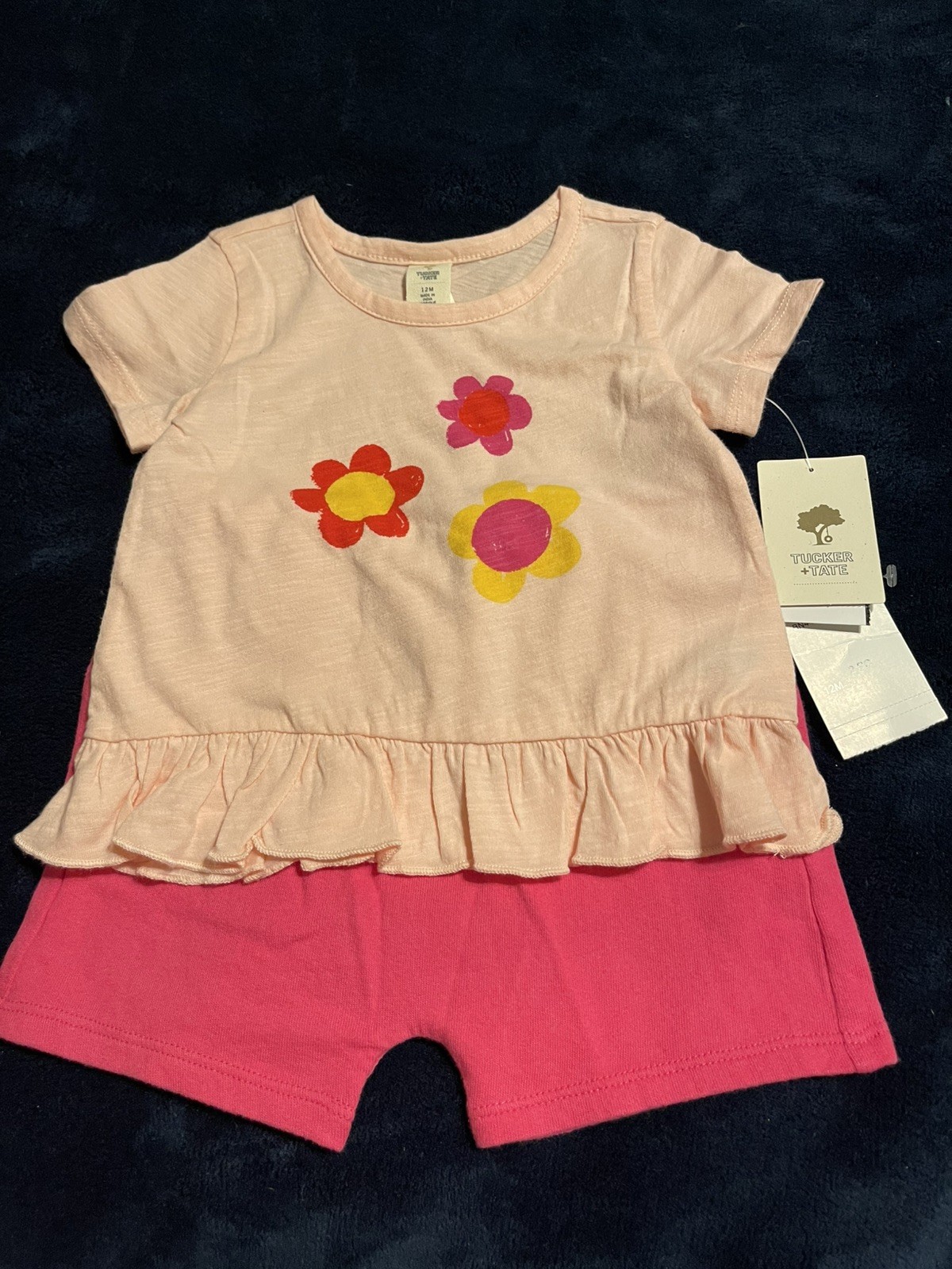 Tucker & Tate Baby/Toddler Girls Size 12 Months 2 Pc Outfit Pink