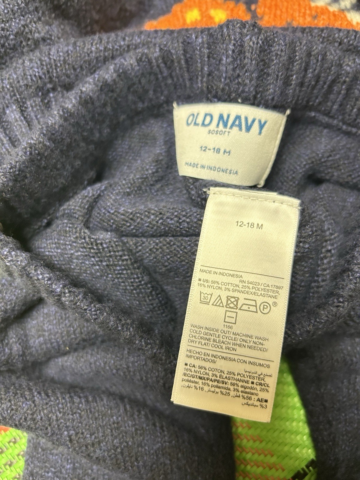 Old Navy Baby 12-18M Crew-Neck Sweatshirt and Sweatpants Set