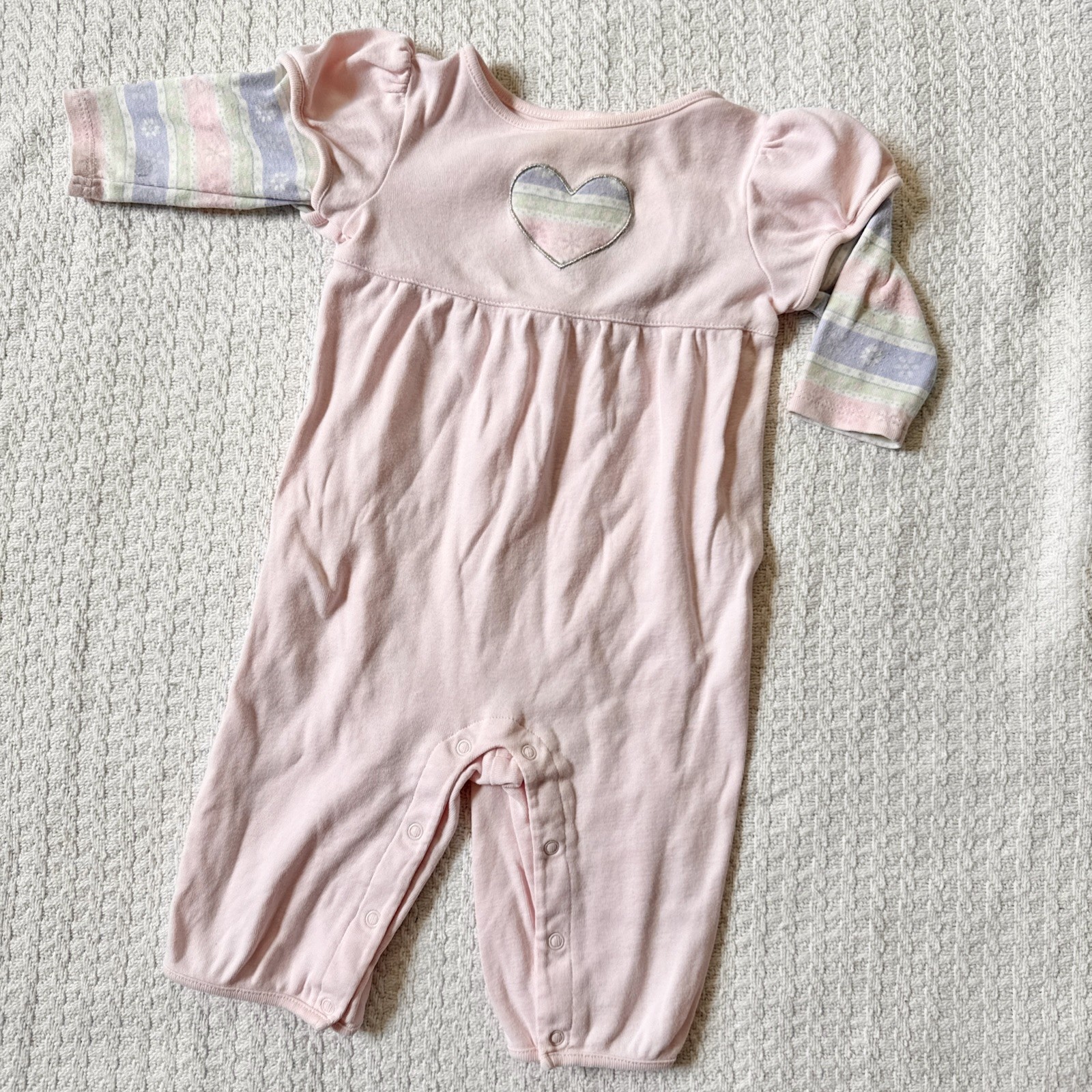 Baby Girl Clothes Gymboree Puppy Princess 3-6M Pink Heart Outfit