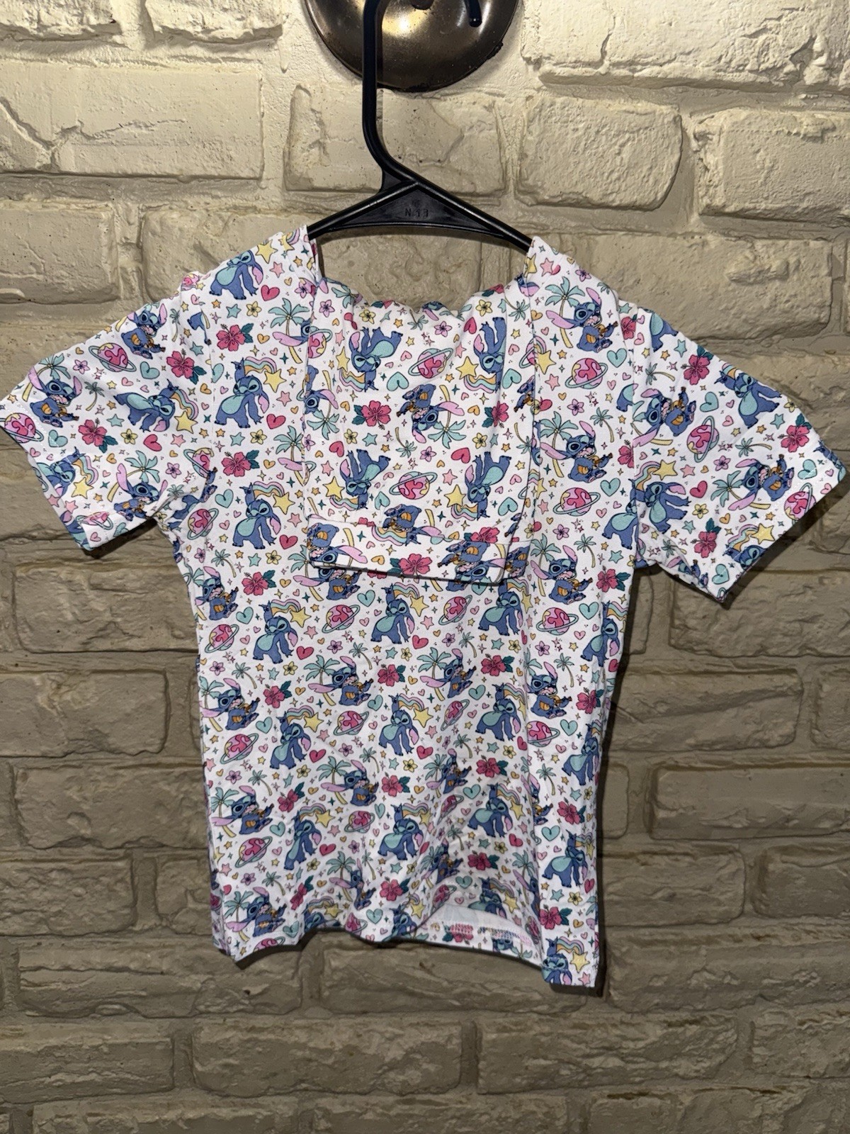 Bamboo Stitch Cartoon Print 5/6t short sleeve and shorts