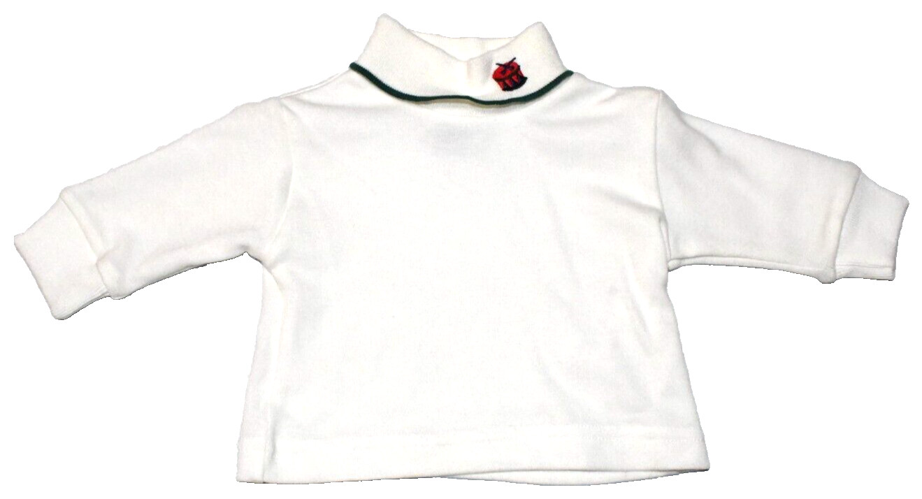 NWT Baby Infant 3-Piece Set Outfit Size 3-6 Months Shirt Overalls Booties