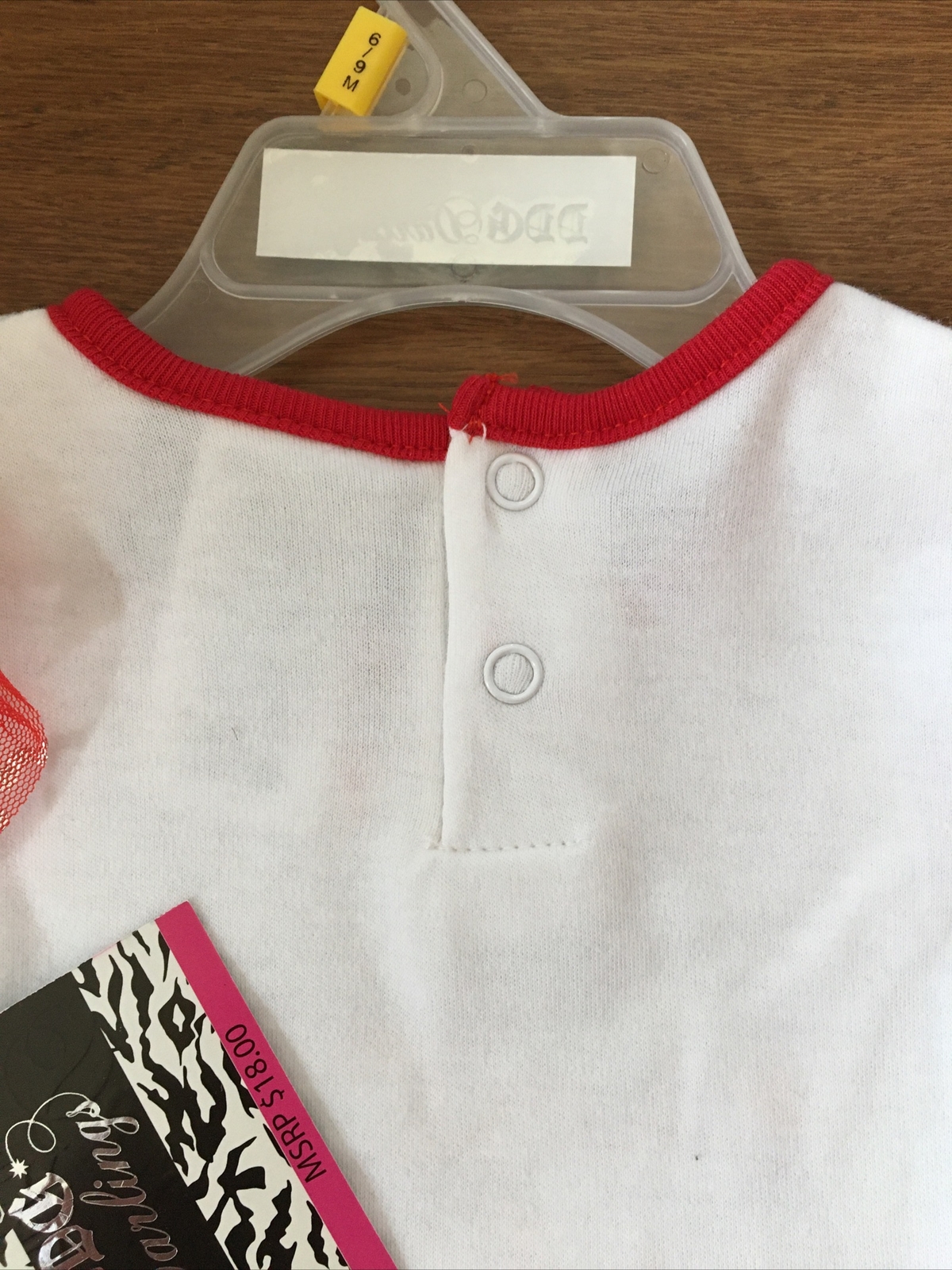 DDG Darlings Baby Girl Outfit Red white Diva and I know it Dress/tutu 6/9 mo