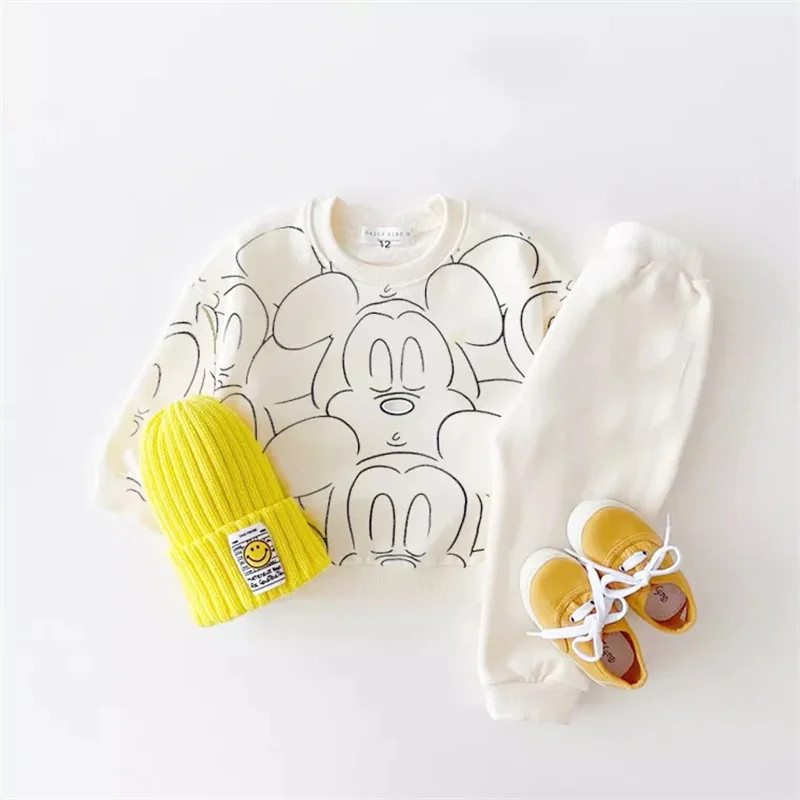 New Designer Cartoon Clothing Tracksuit Baby Boy Summer Printed Clothes