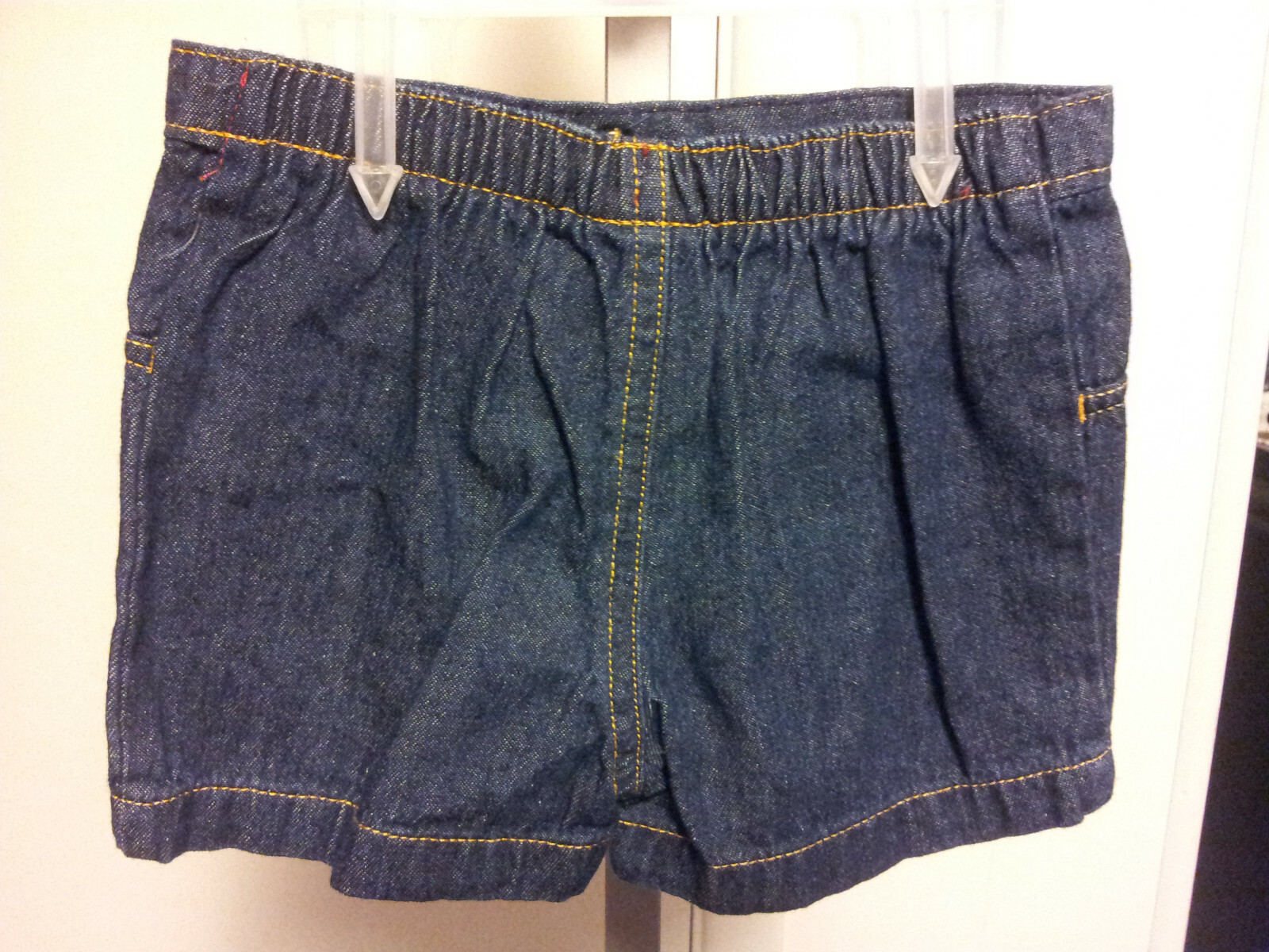 Infant Robot Themed Short Set Size 12M Pull-on Jean Shorts Sleeve Shirt Top NWT