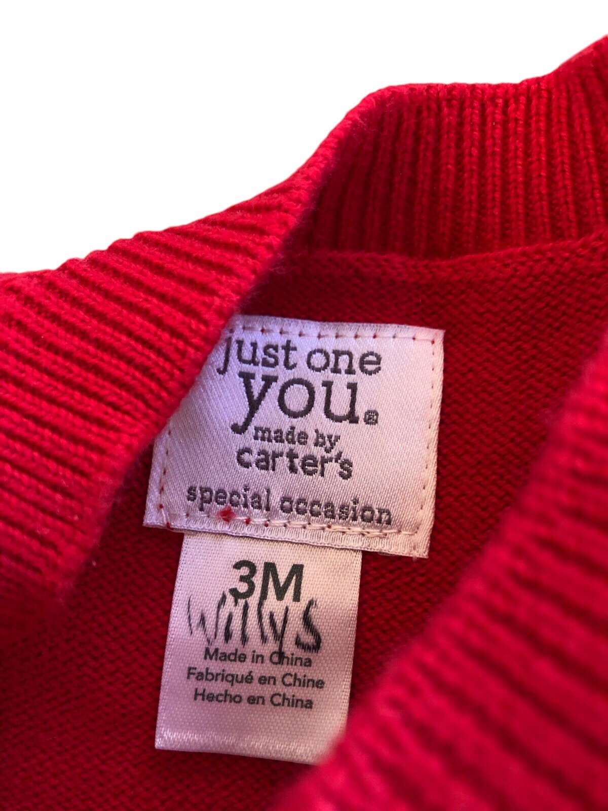 Just One You Toddler Boys Red Vest Black White Romper Shirt Pants 3/6 Months