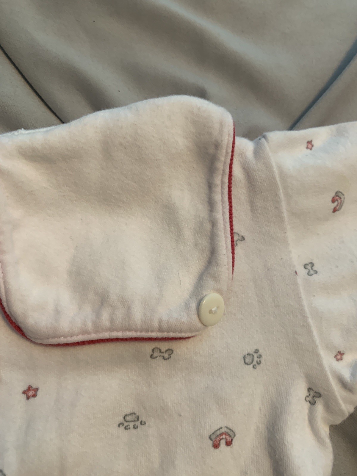 Vintage 2001 Disney Embroidered Dalmatians 1 piece baby outfit size 9 months