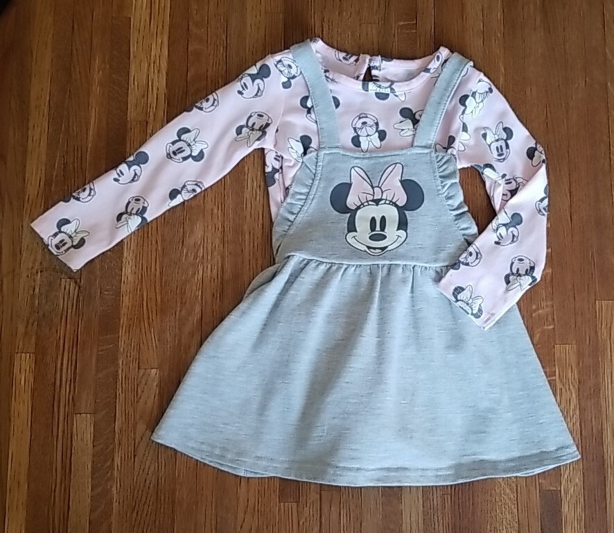 Disney Baby Girl’s 2 Piece Dress Set. Sz. 24 Month Adorable!