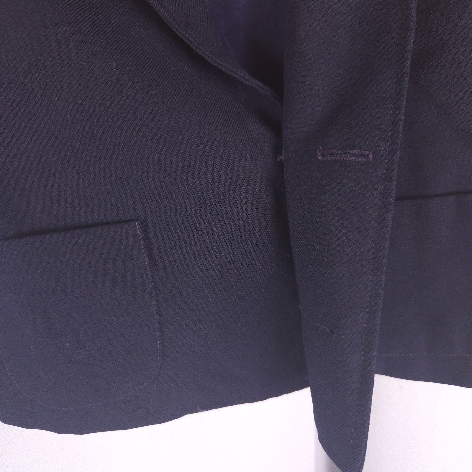 Good Land Vintage Boys 4T Navy Double Breasted Blazer Gold Buttons