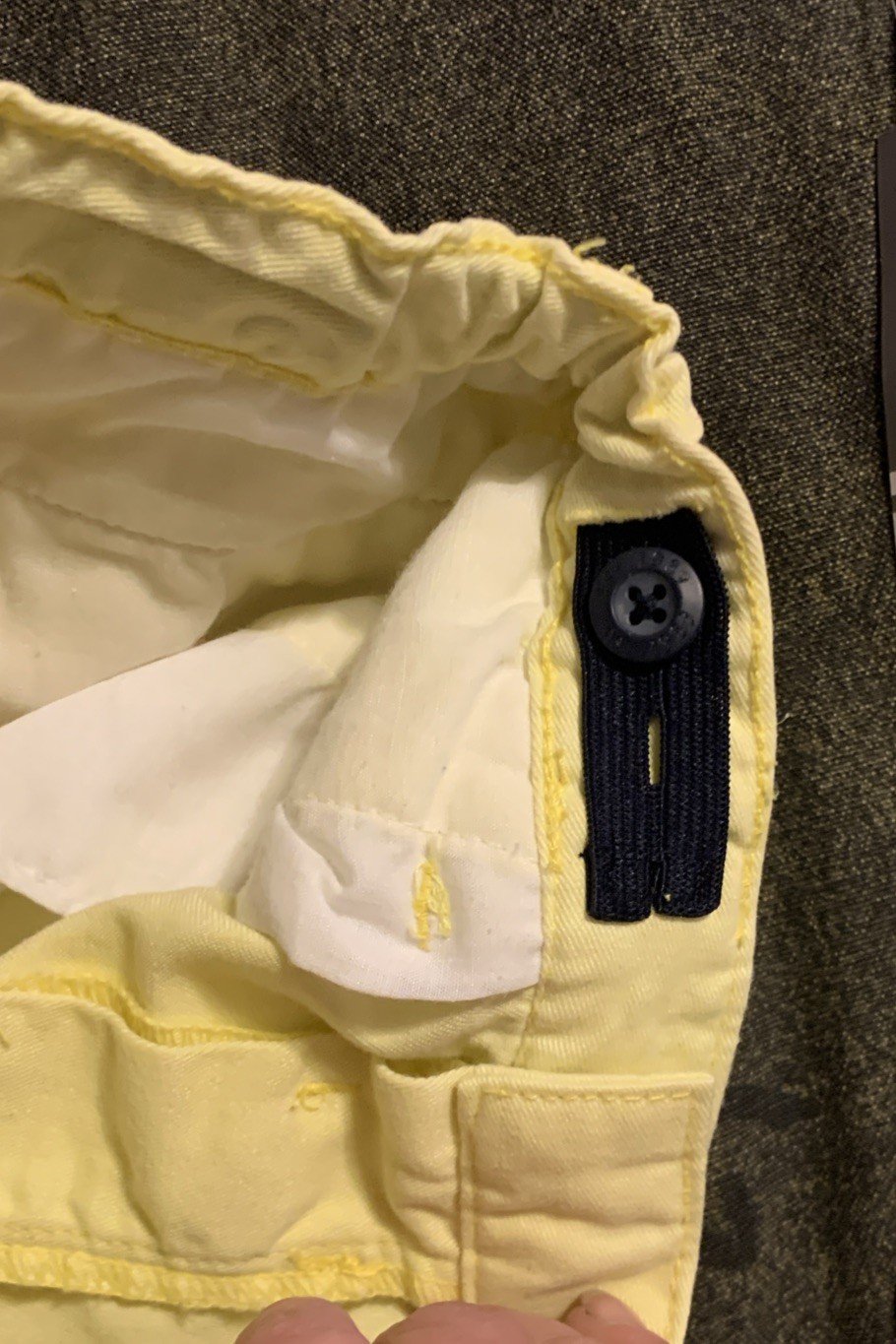 Girl’s Yellow Children’s Place Pants & 1775 S/S T-shirt w/pocket Size 3T #1405