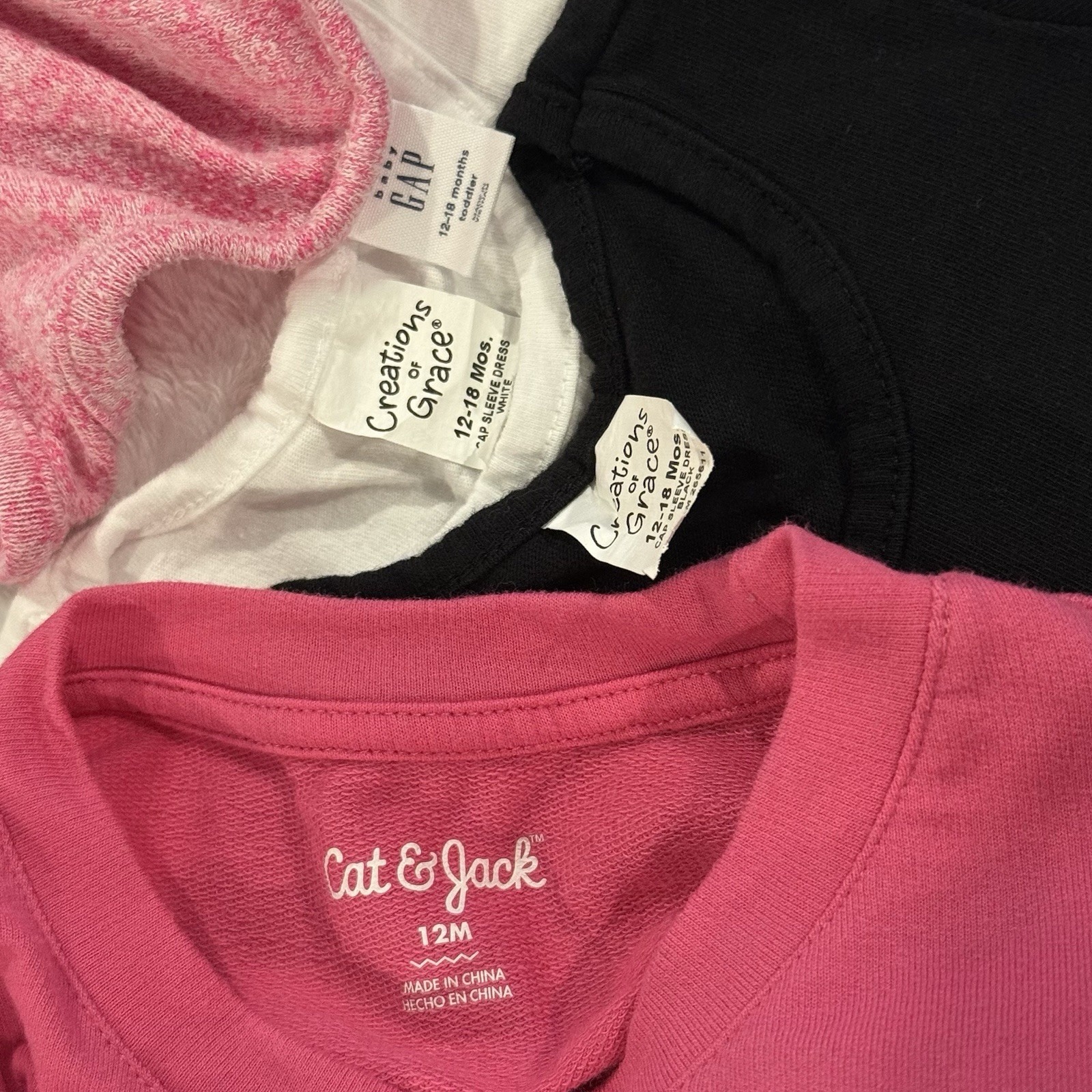 Baby Girl 12M 12–18M Spring Summer Mixed Lot 21Pcs Dress Tee Tank Shorts One-Pc