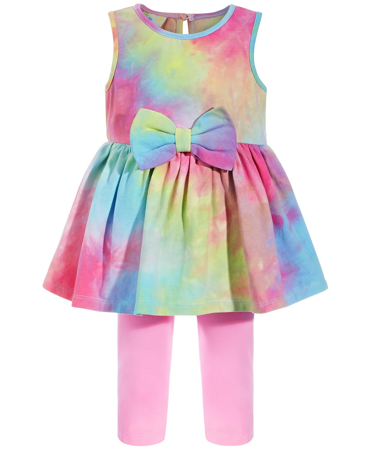 Baby Girls’ Samara $36 2-Piece Colorful Tie-Dye Tunic & Leggings Set SZ 18M NWT