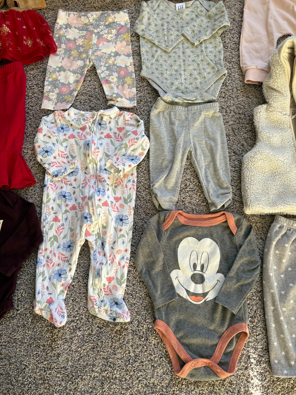 Girls Clothes 3-6 Months Bundle Mix 15 Piece Gap Disney Old Navy