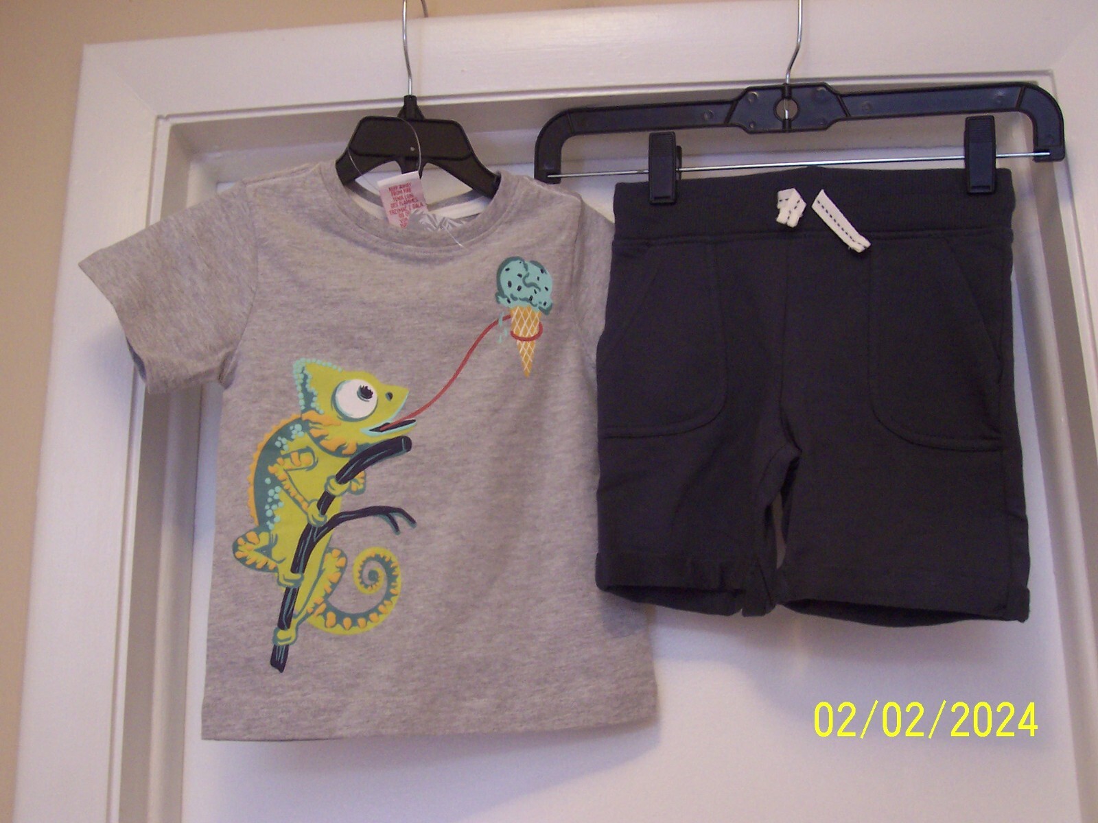 Tommy Bahama Baby Boy’s 24 Months 4 Piece Iguana Mix & Match Set New With Tag