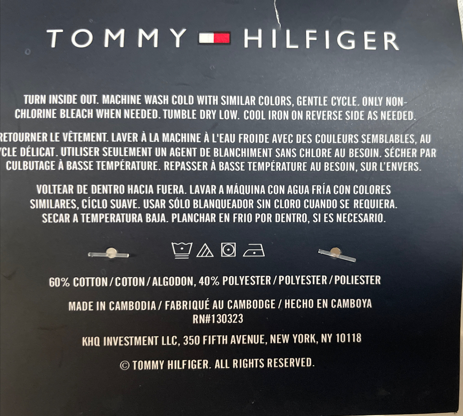 NWT Tommy Hilfiger Baby Boy 3-Piece Set: 2 Bodysuits & Joggers Szs 3-6M thru 18M