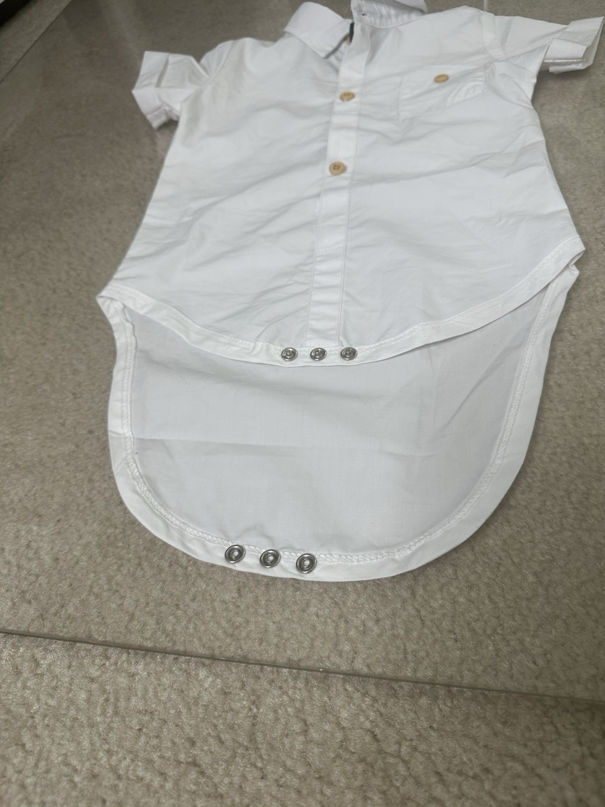 INFANT BOY WHITE BUTTON UP TOP BLUE SUSPENDERS BOW TIE SHORTS SET 12-18 MOS