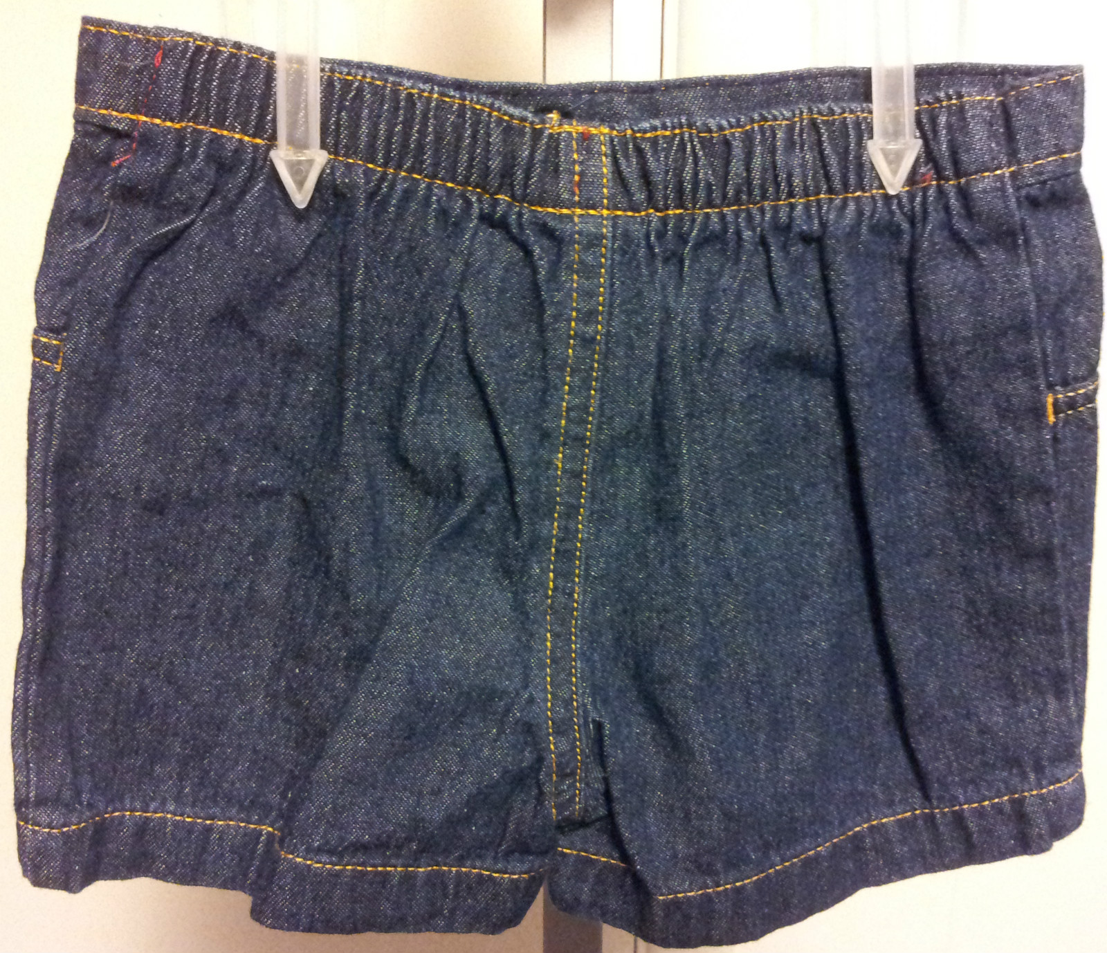 Infant Robot Themed Short Set Size 12M Pull-on Jean Shorts Sleeve Shirt Top NWT