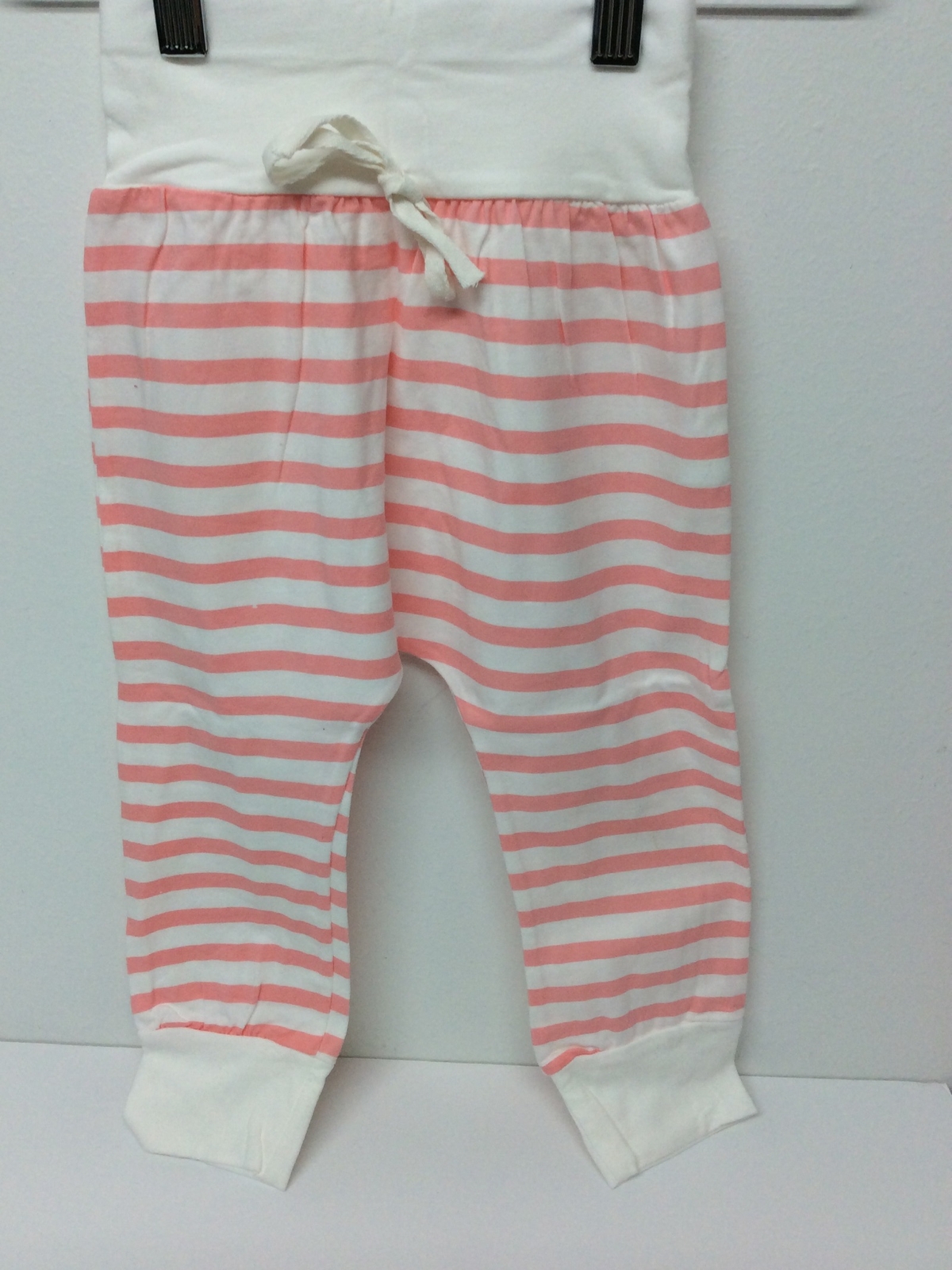 Unbranded Girl Outfit Pink Hoodie Top and Striped Leggings 2pcs Set Size 4Y