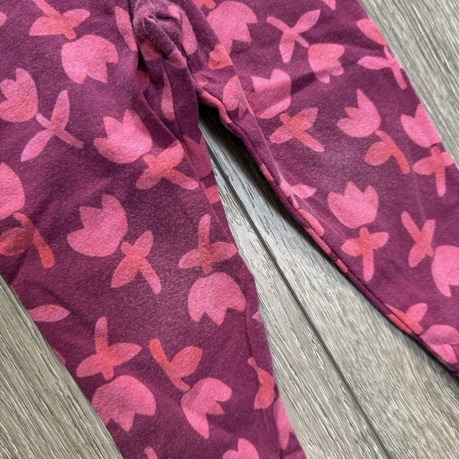 Carters 2pc Hooded Pullover Shirt And Leggings Outfit Floral 18mo