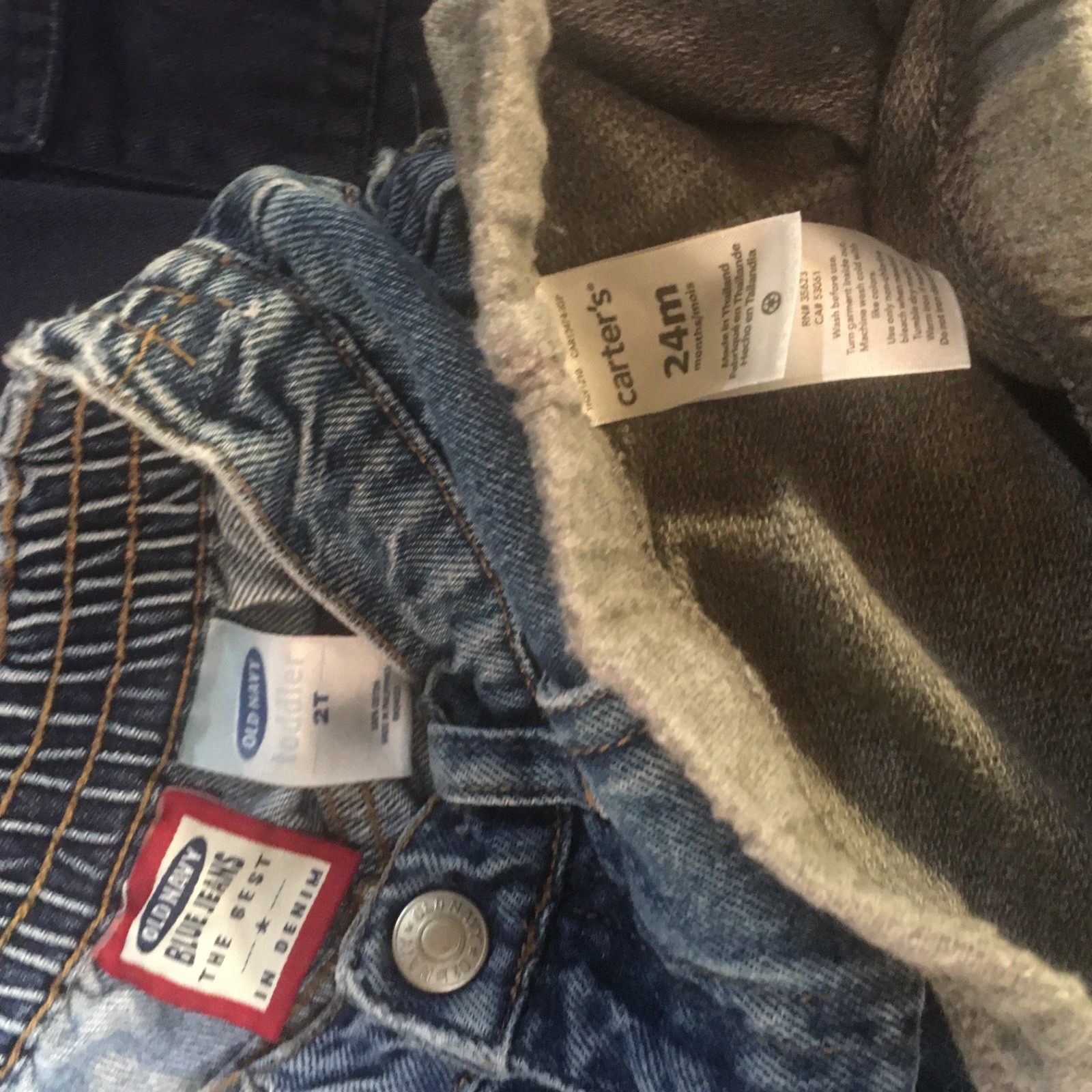 Baby Boy 24 Months 2T Clothing Lot 7x Pieces Bulk Winter Flannel Cargo Plaid
