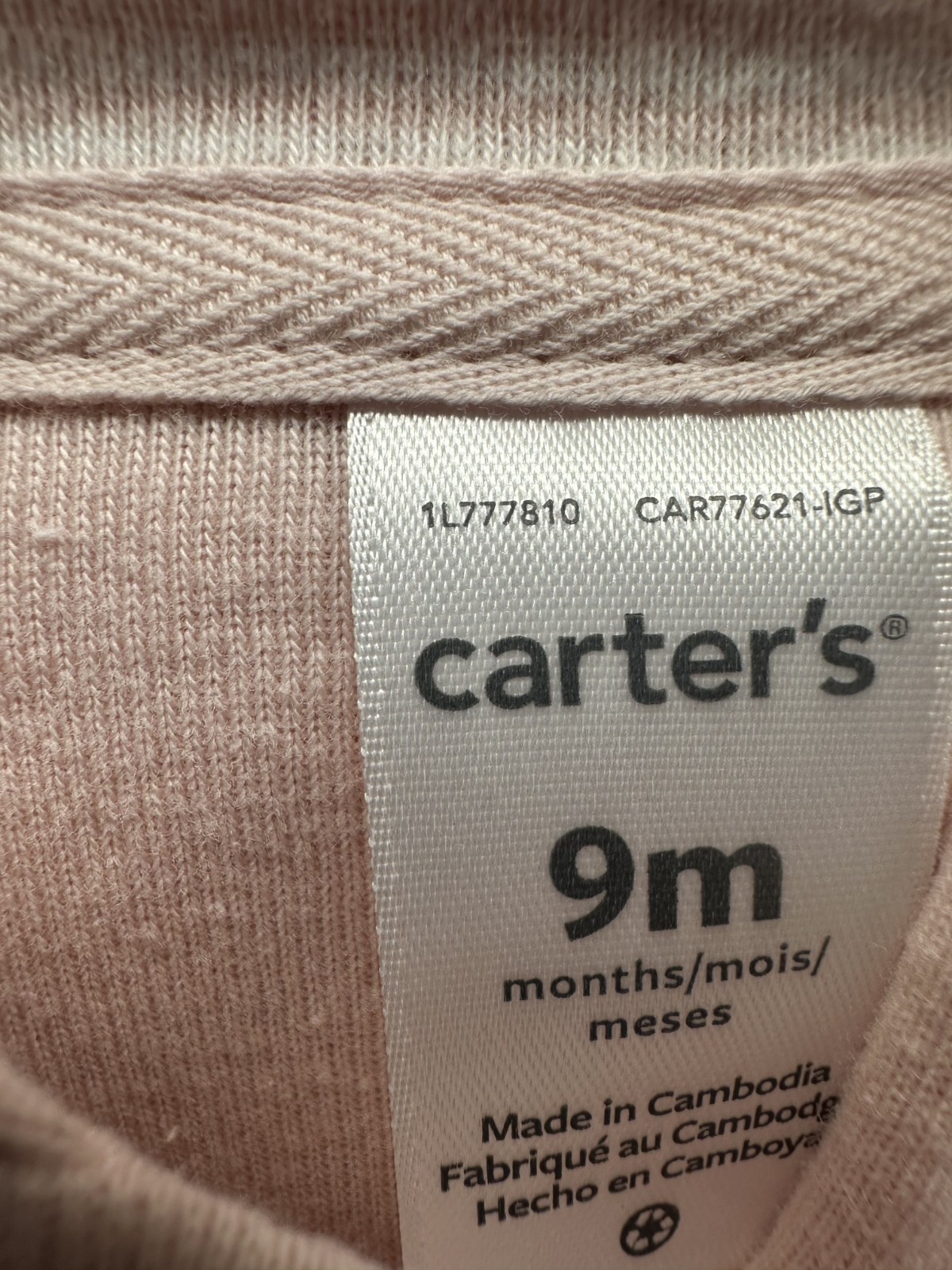 Carters Set The New Family Favorite & Little Sweetie Pink Size 9 Months New